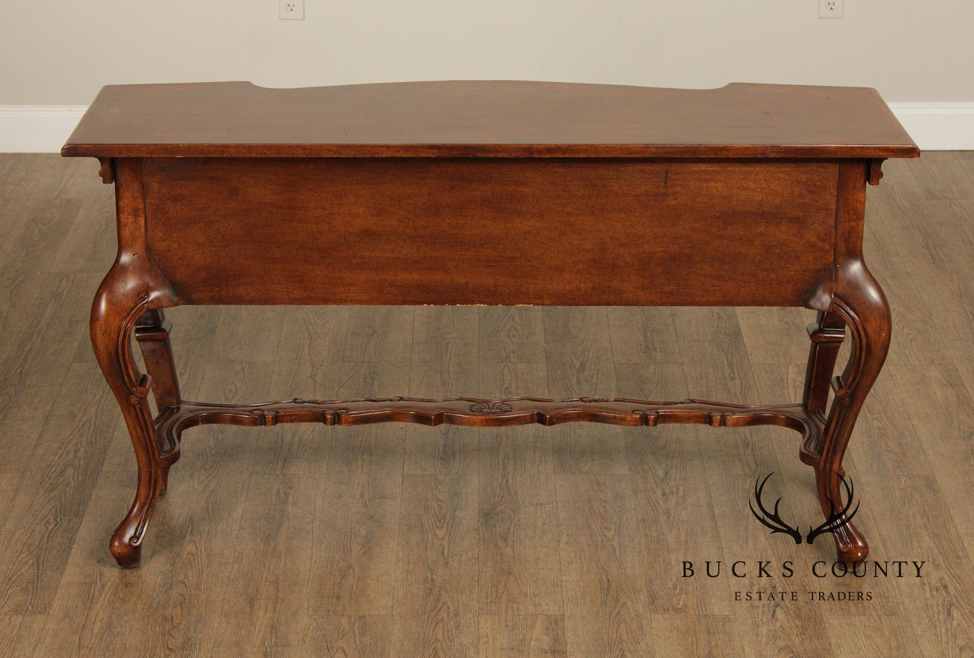 Italian Renaissance Style Burl Finish Sideboard Server