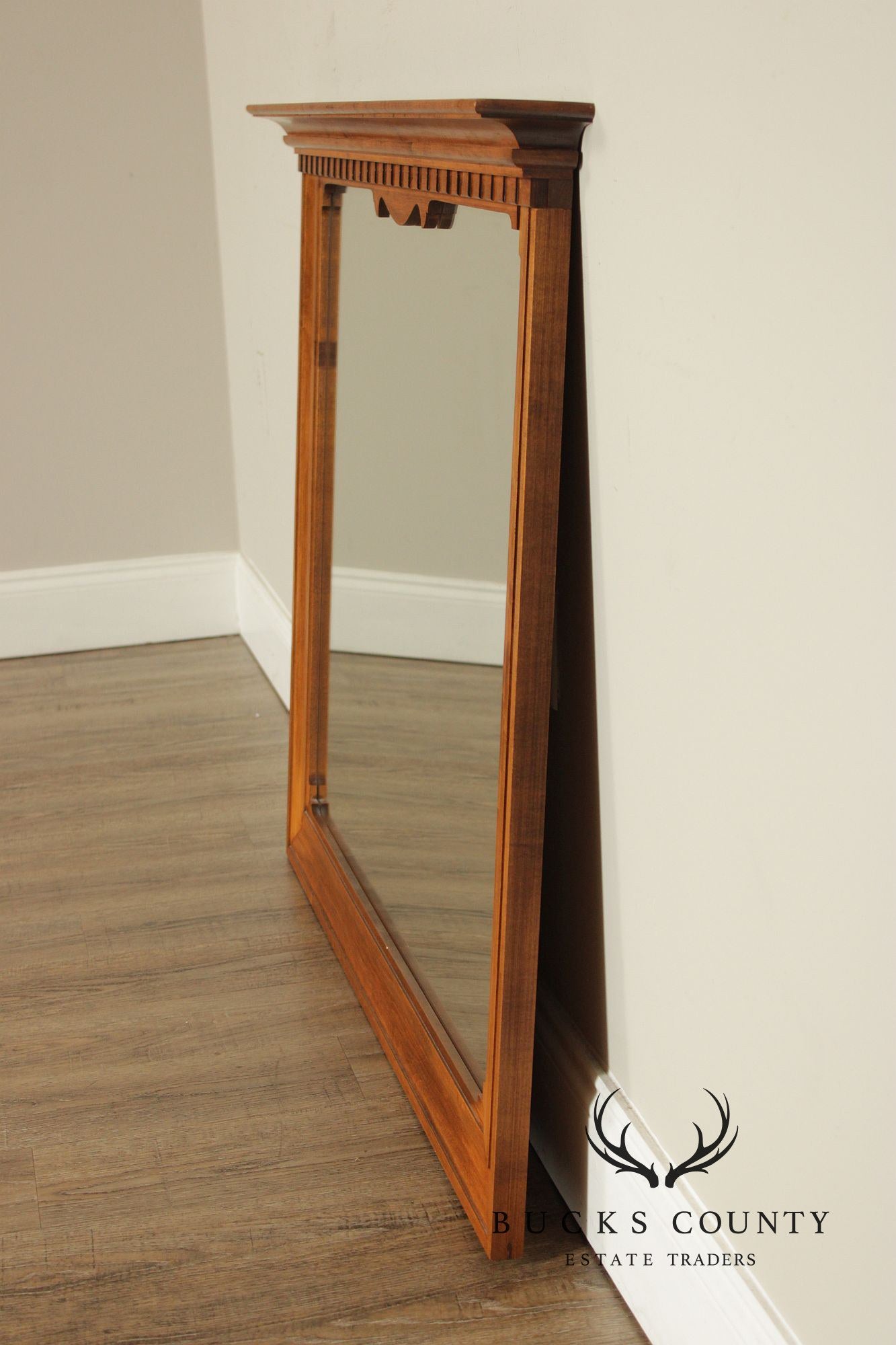 Beals Furniture Colonial Revival Maple Dresser Mirror