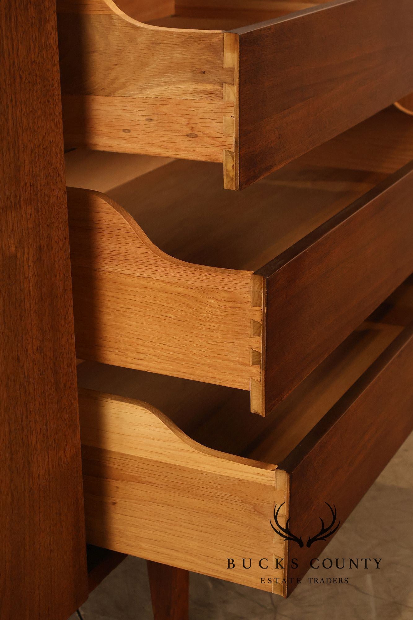 American of Martinsville Mid-Century Modern Walnut Dresser