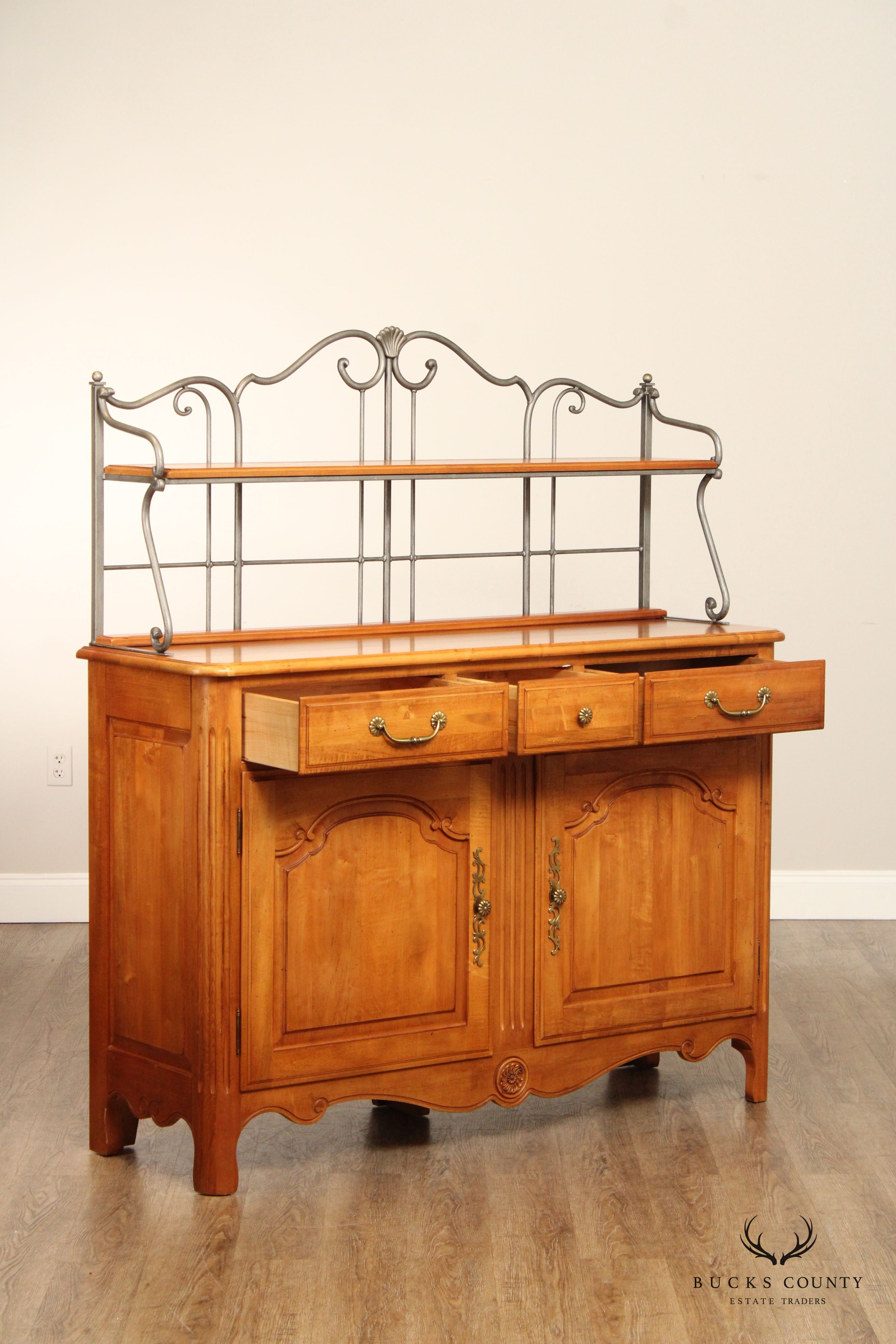 Ethan Allen French Country Style Maple Sideboard
