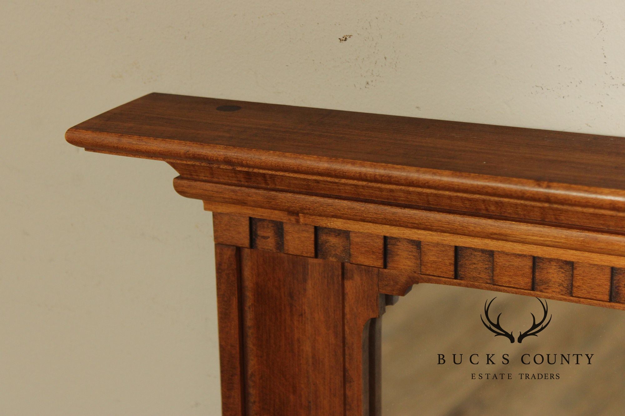 Beals Furniture Colonial Revival Maple Dresser Mirror