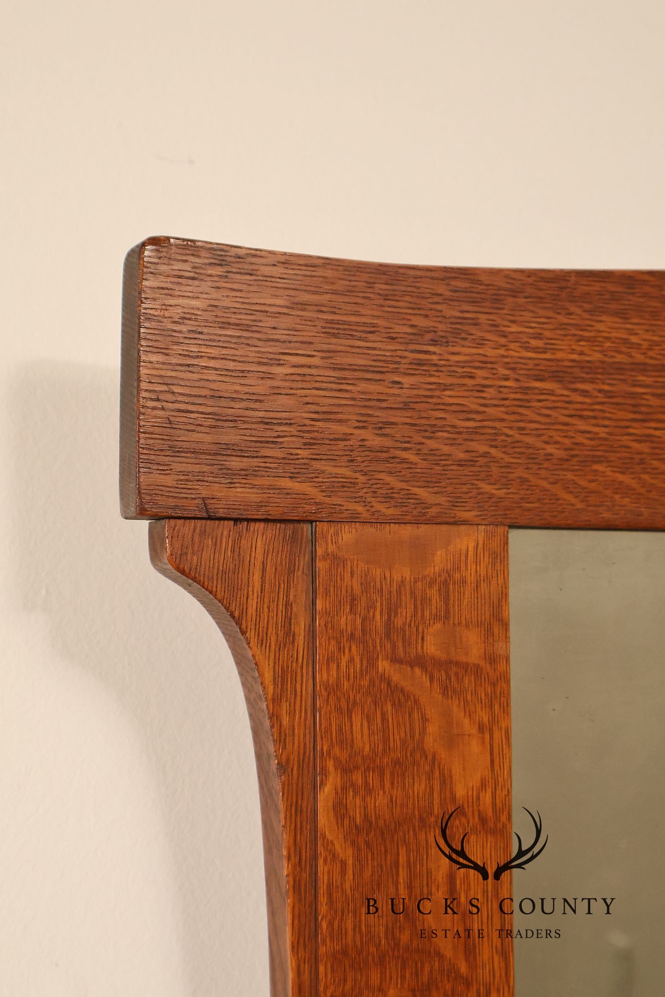 L. & J.G. Stickley Arts And Crafts Oak Wall Mirror