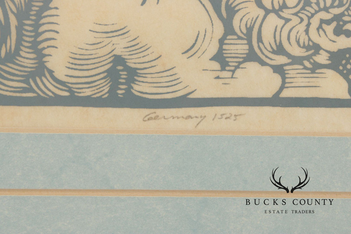 Allen Bjorkman Renaissance Style Print, 'Four Cherubs'