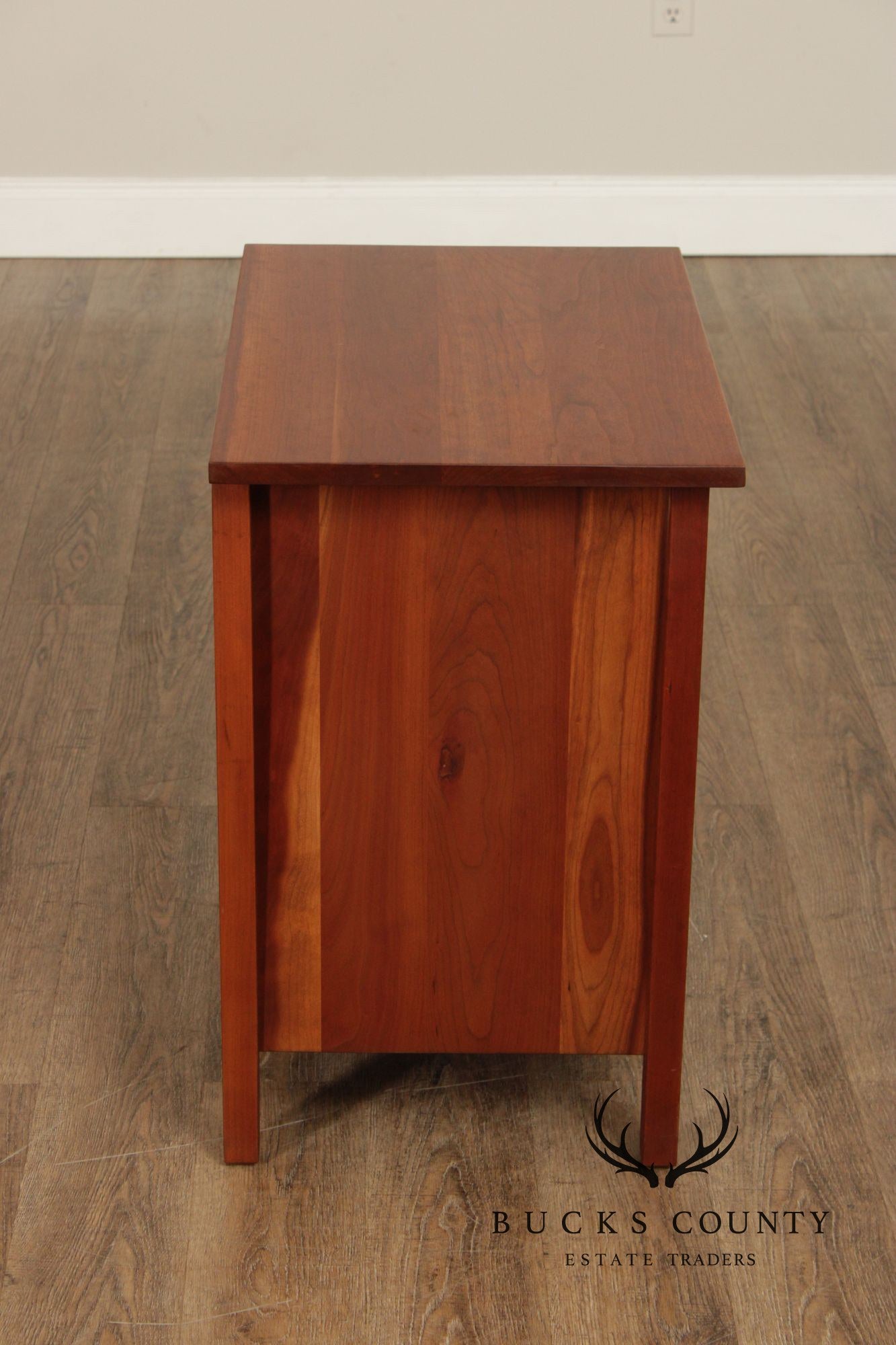 Stickley Mission Collection Harvey Ellis Cherry Three Drawer Nightstand