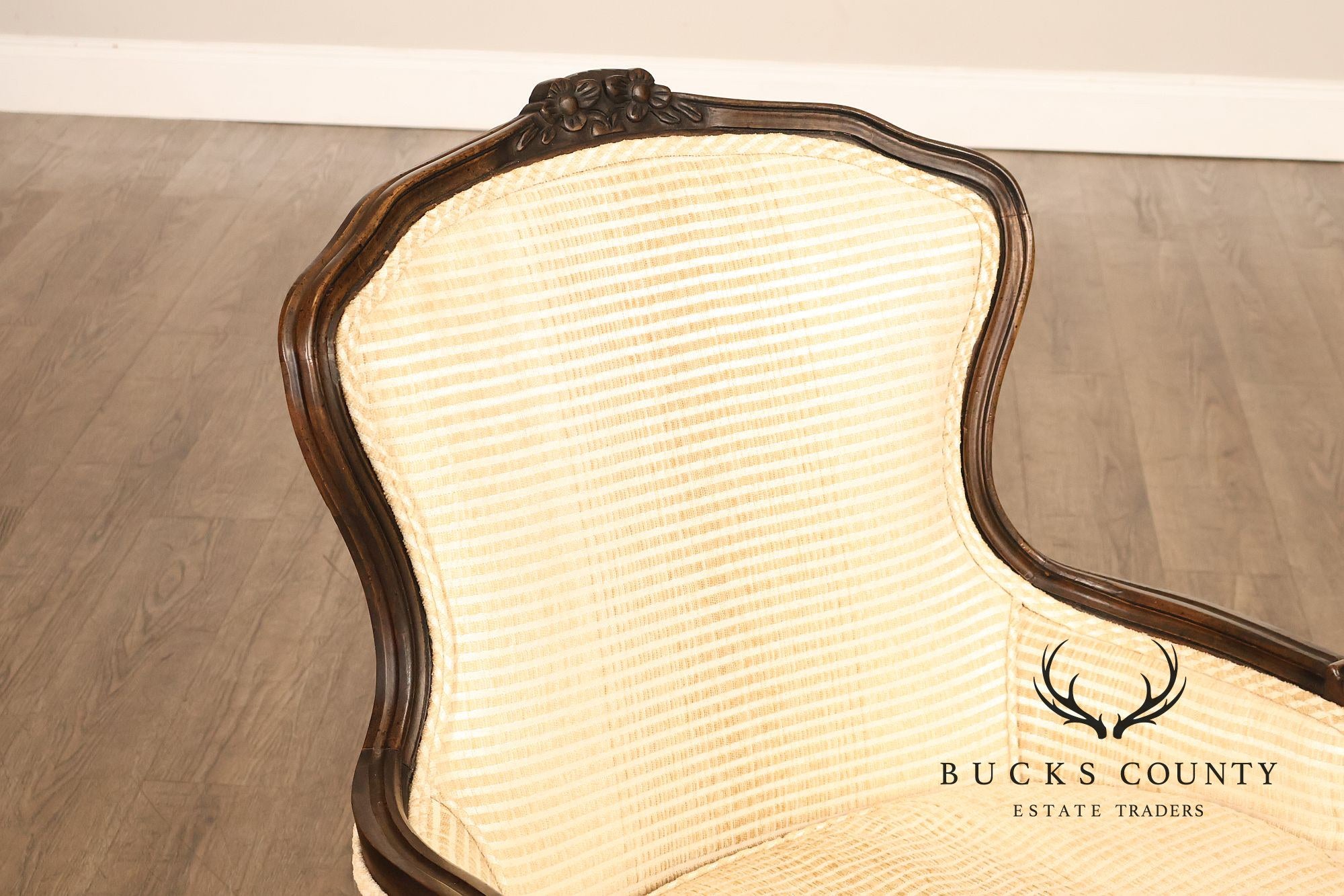 French Louis XV Style Pair Of Bergere Chairs