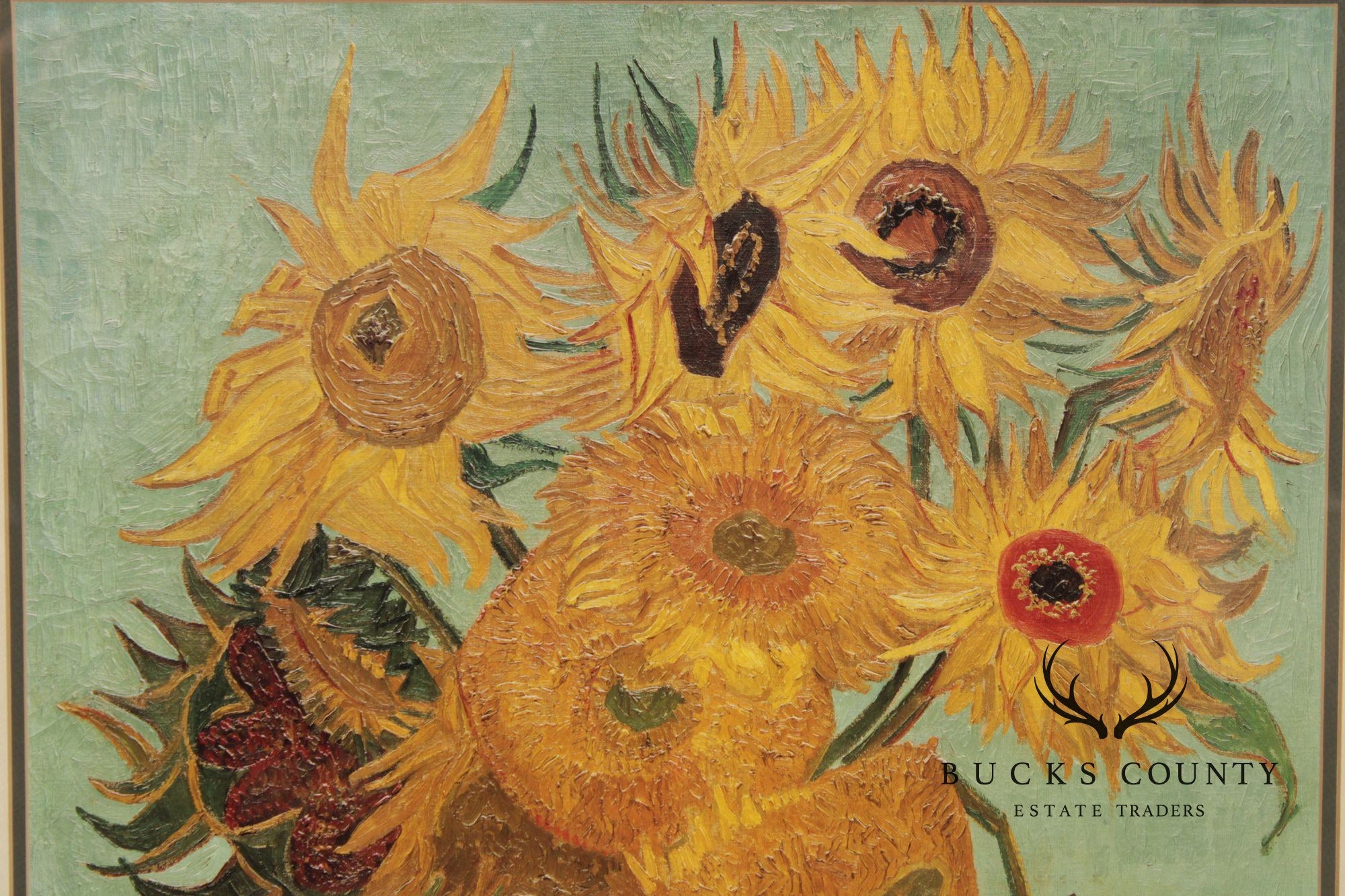 Vincent Van Gogh Reproduction Print, 'Vase with Twelve Sunflowers'