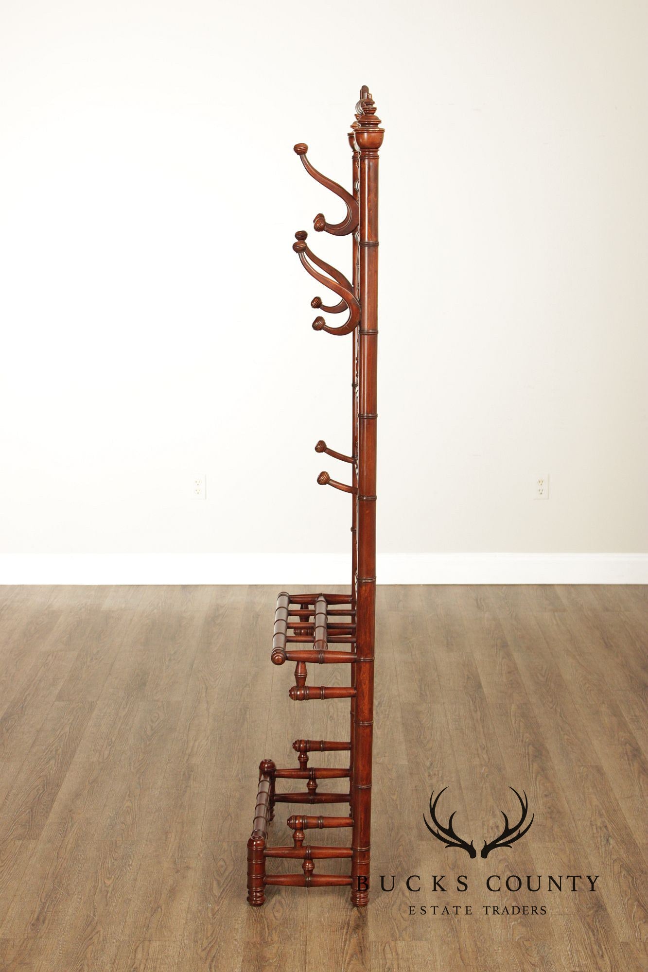 Aesthetic Movement Style Faux Bamboo Hall Tree