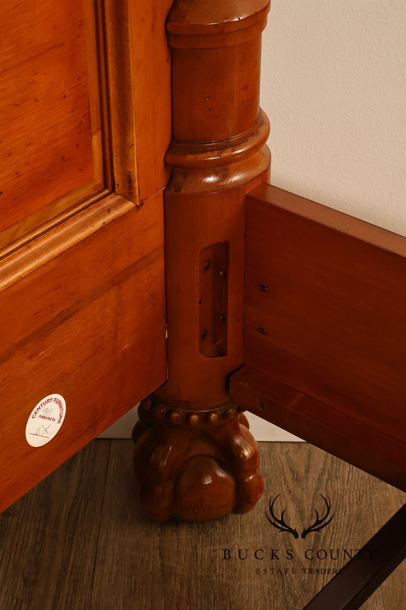 Century Furniture Continental Style King Size Sleigh Bed