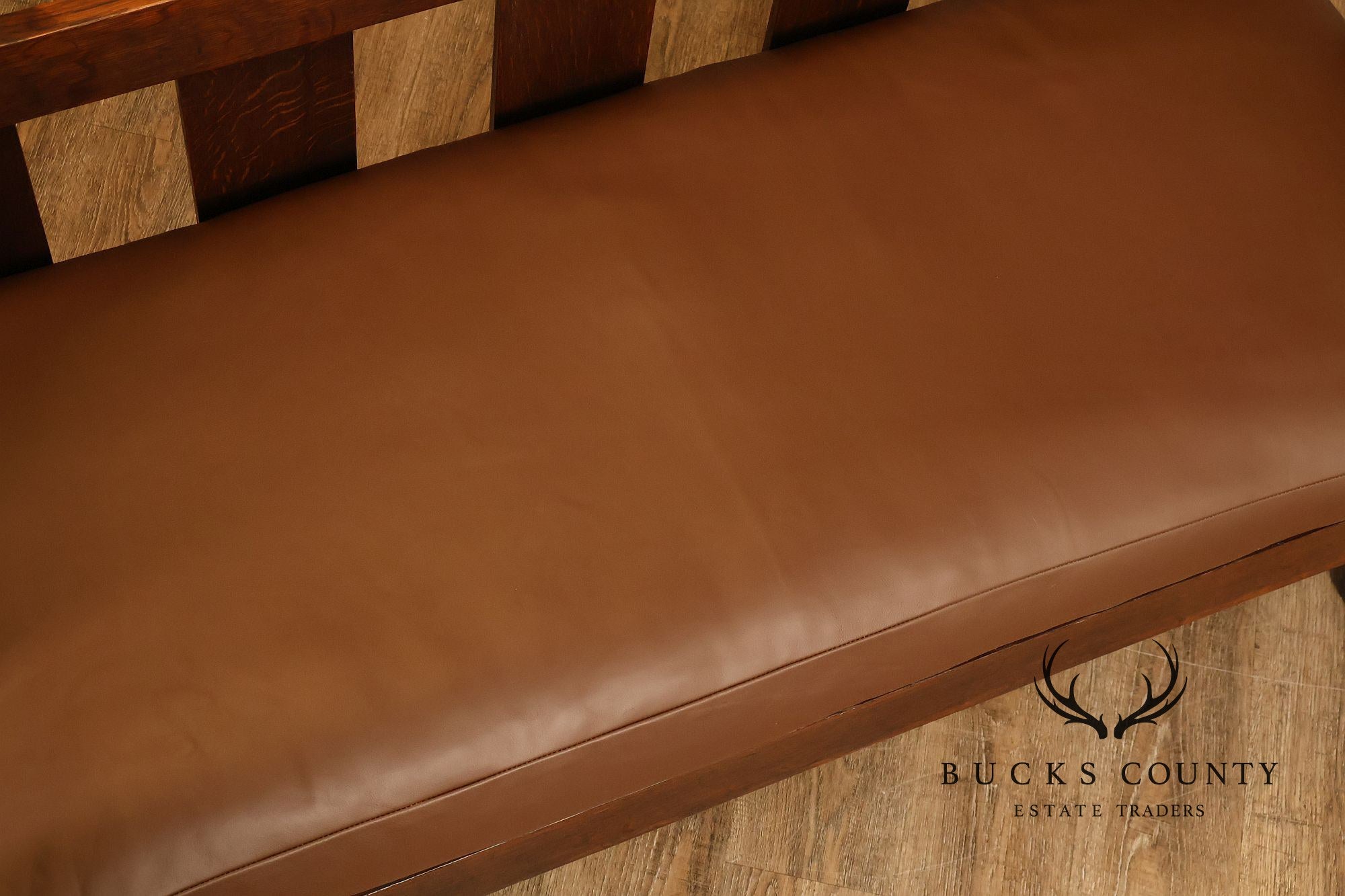 Gustav Stickley Antique Mission Oak Hall Settle Model 205