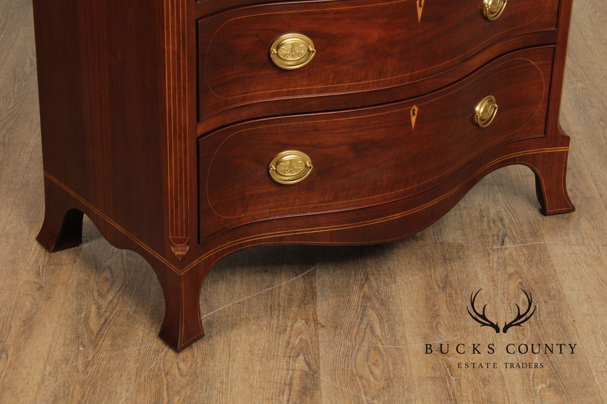 Baker Williamsburg Reproduction Mahogany Chest of Drawers