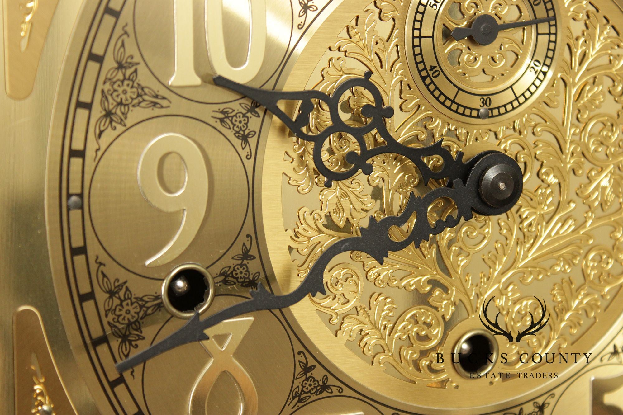 Howard Miller Georgian Style Walnut Grandfather Clock