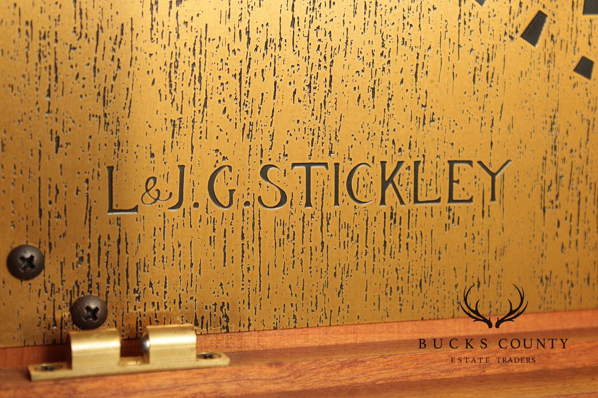 Stickley Mission Collection Cherry Tall Case Clock