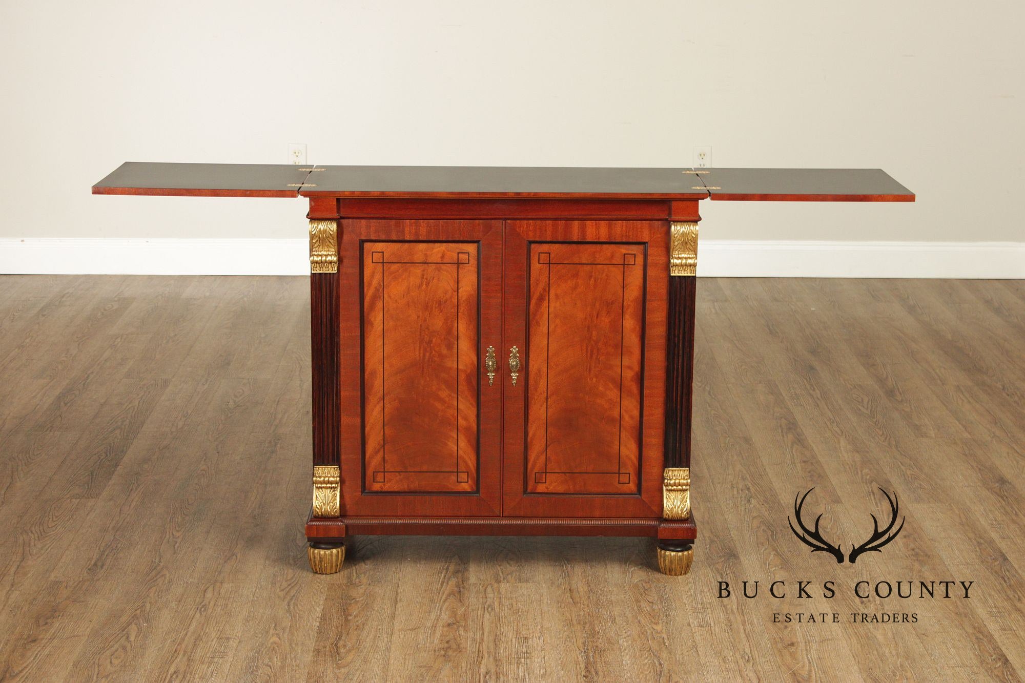 Baker Empire Style Mahogany Server