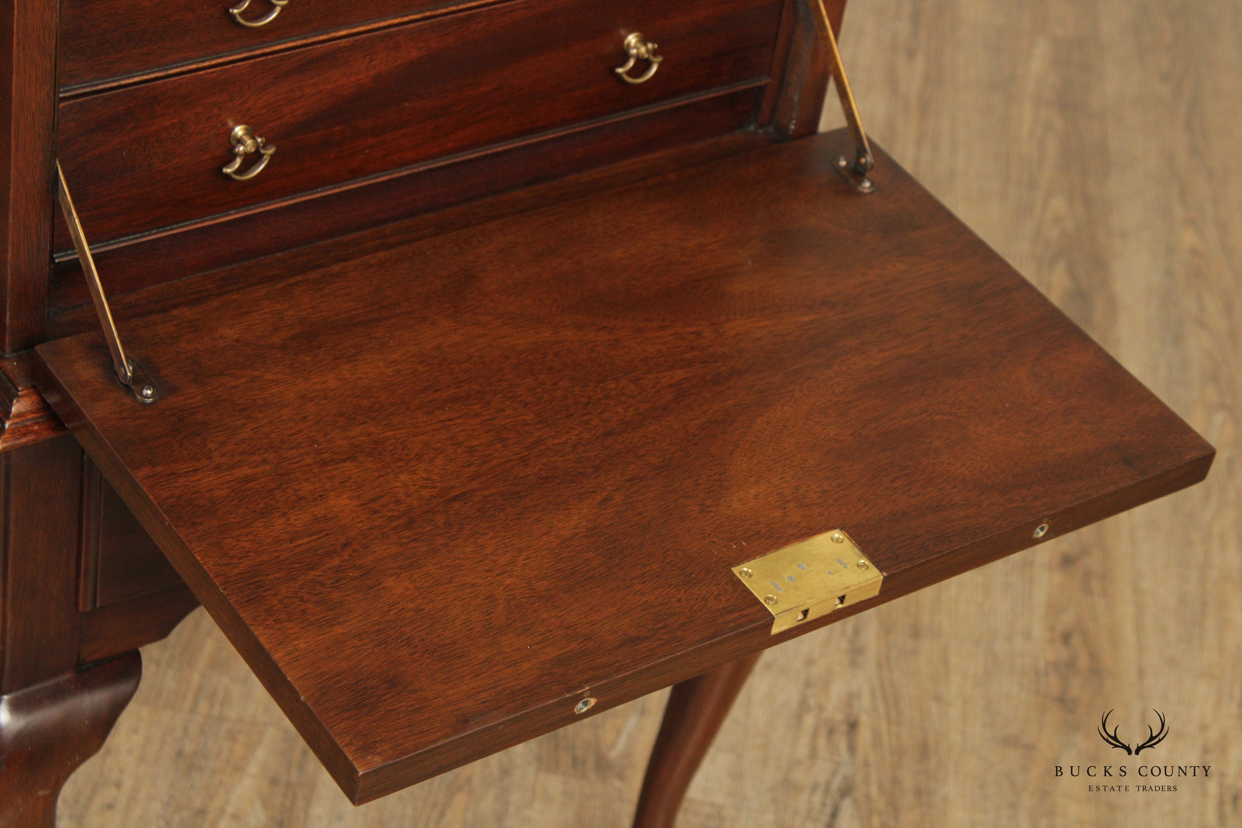Henkel Harris Queen Anne Style Mahogany Silver Chest