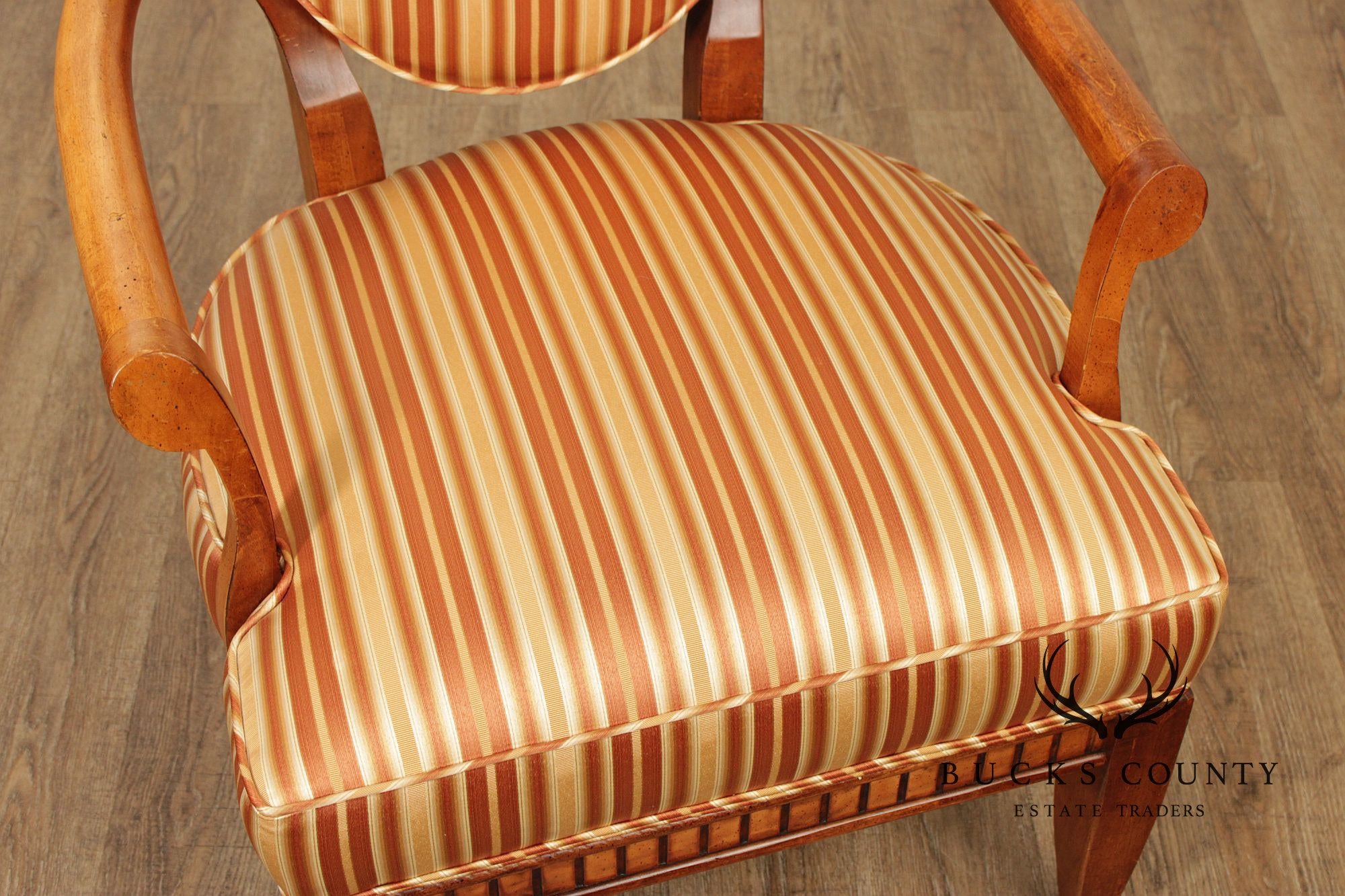 Century Chair Co. Art Deco Style Pair of Armchairs