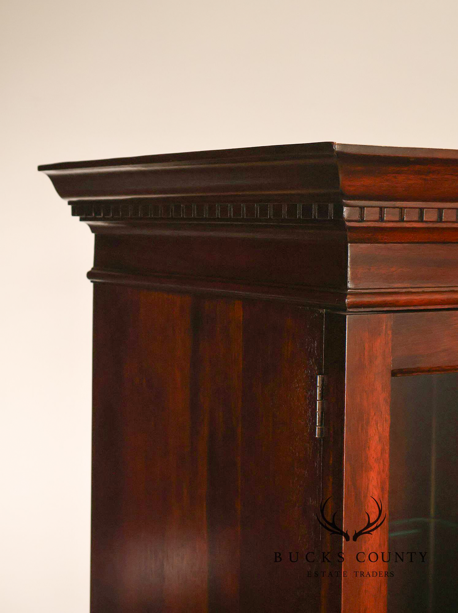 Pennsylvania House Chippendale Style Mahogany Breakfront China Cabinet
