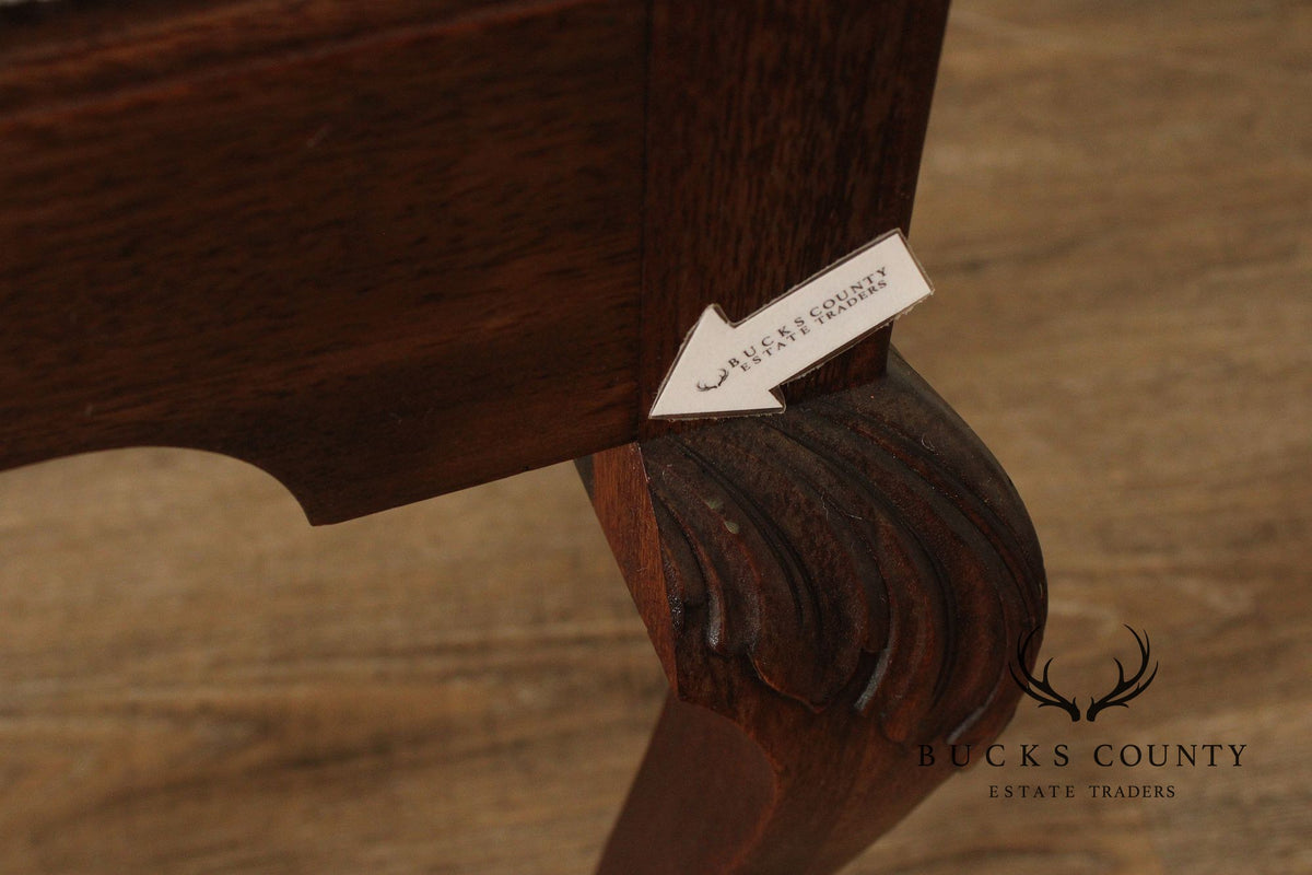 Chippendale Style Set of Eight M ahogany Dining Chairs
