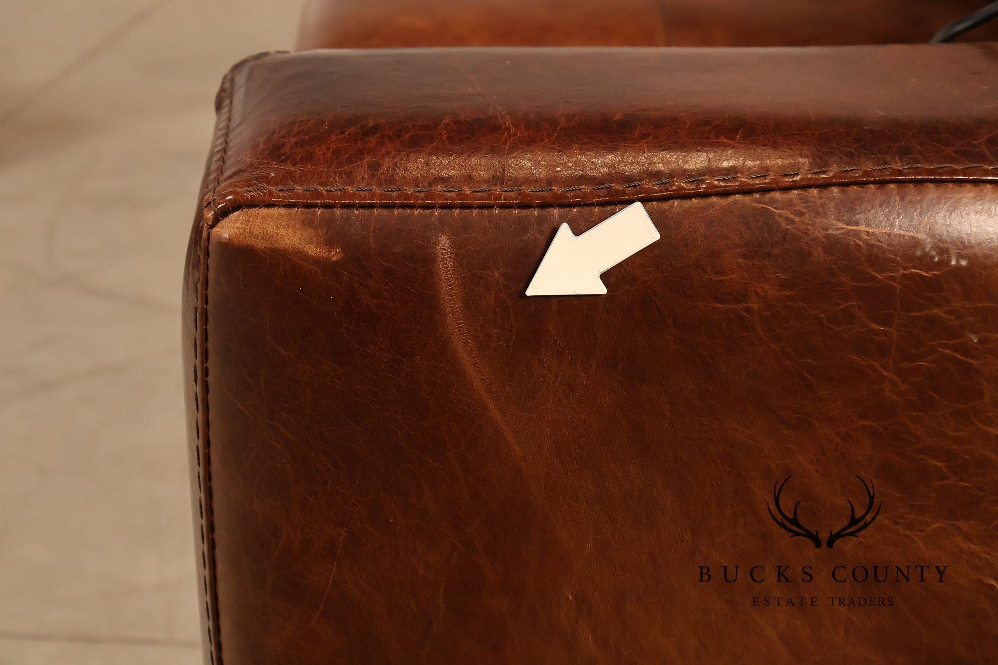 Soft Line Pair of 'Energia' Leather Power Reclining Sofas