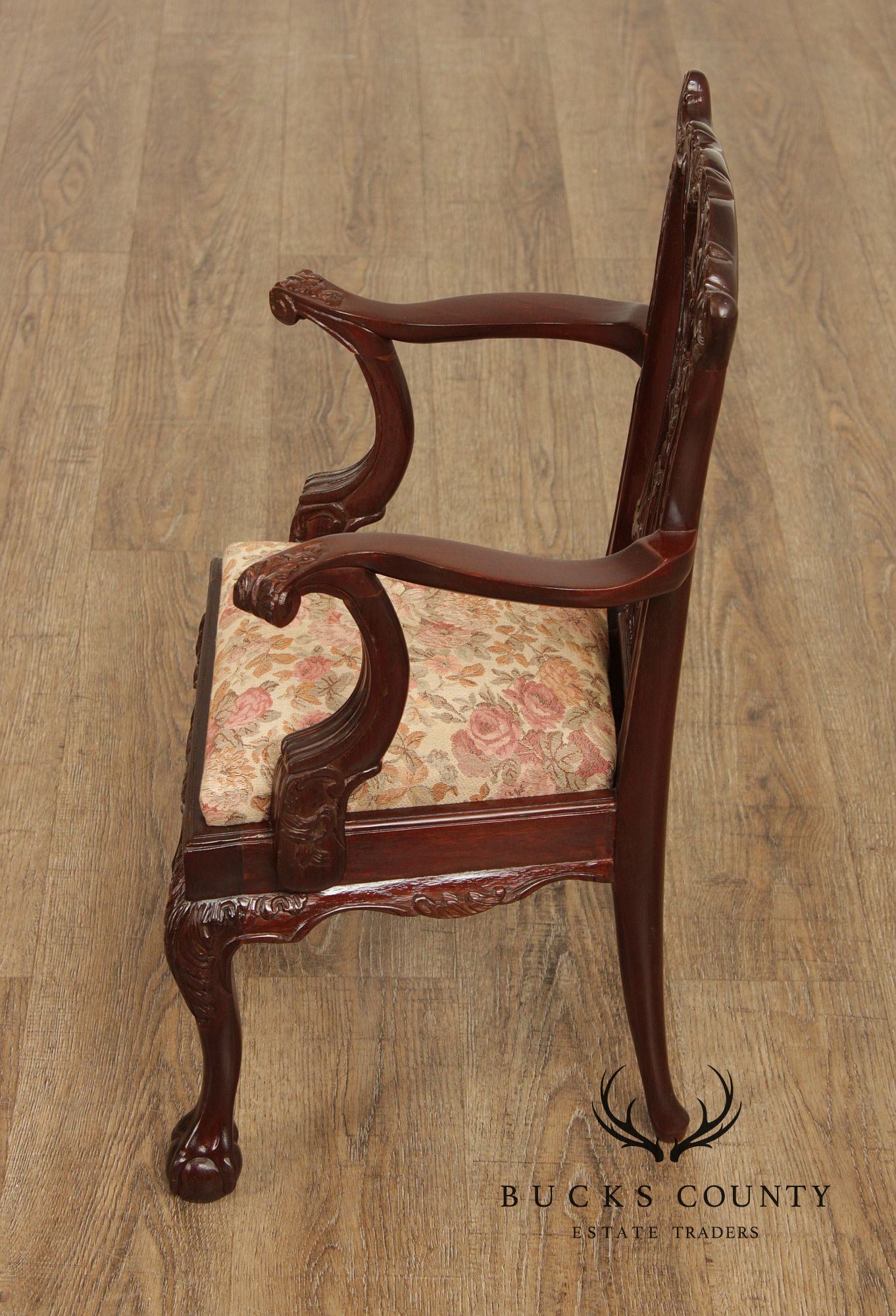 Georgian Style Mahogany Child's Armchair