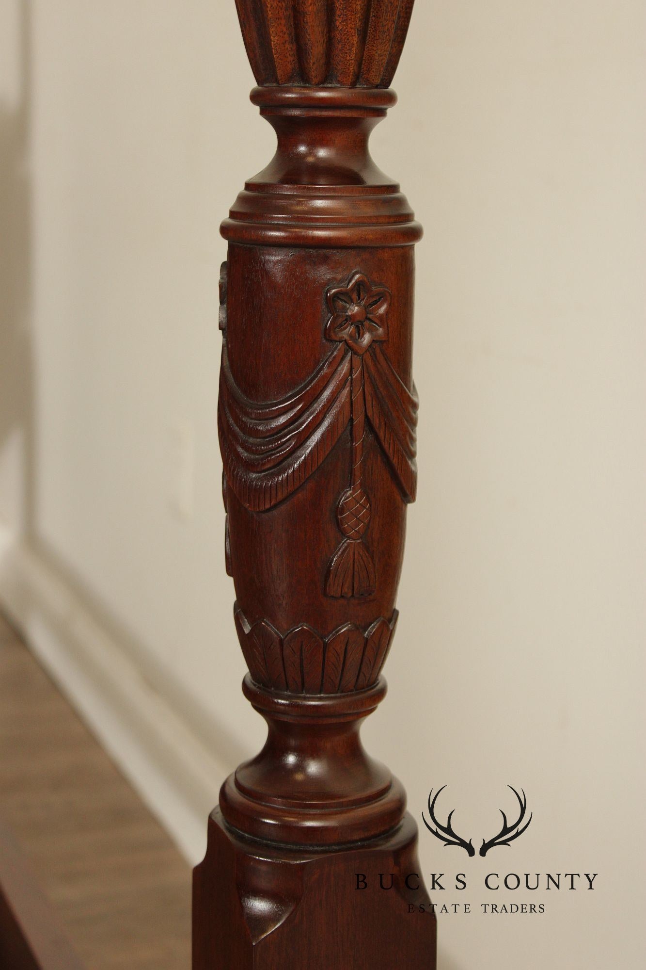 Mahogany Queen Size Four Poster Bed