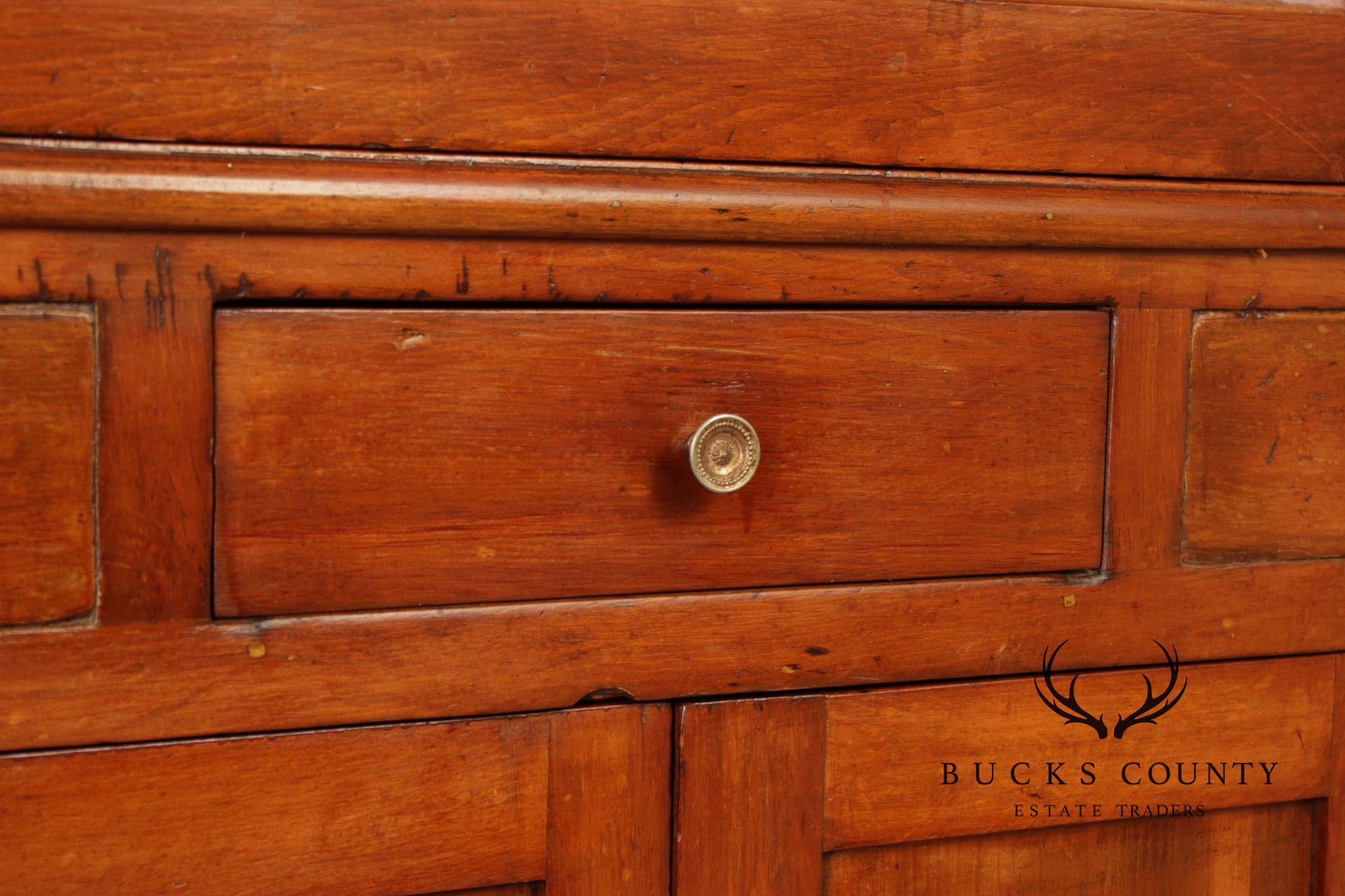 Antique American Pine Corner Cabinet