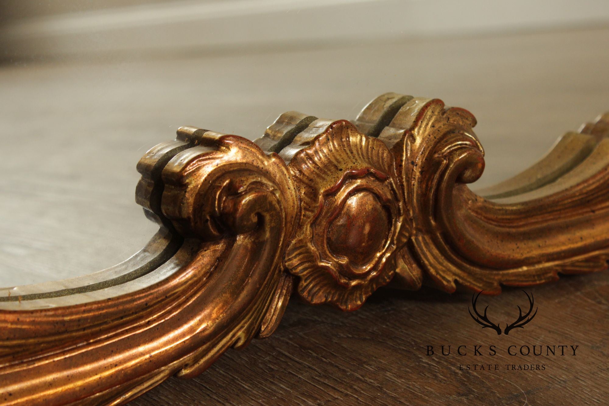 Carolina Mirror Georgian Style Gilt Painted Wall Mirror