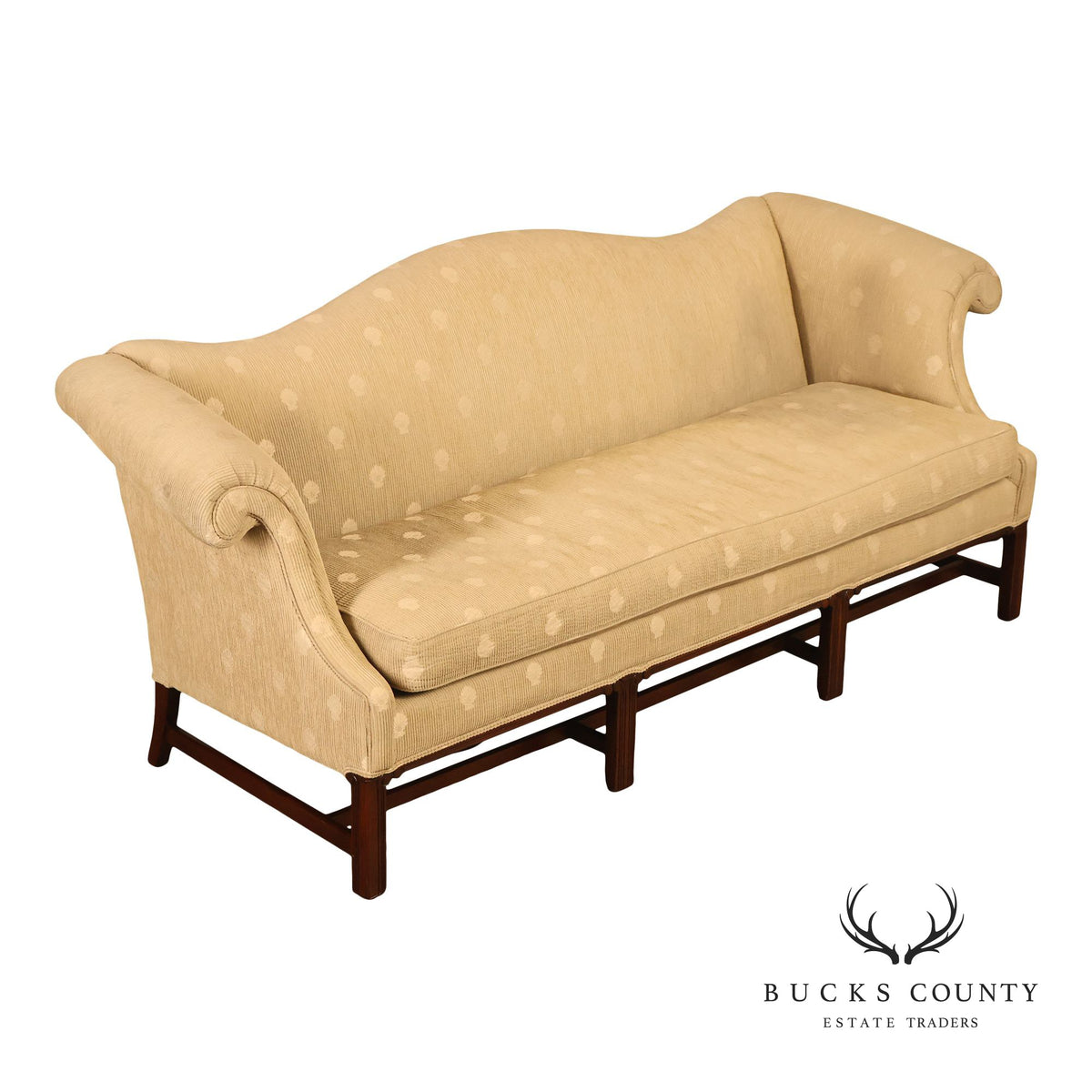 Chippendale Style Mahogany Frame Sofa
