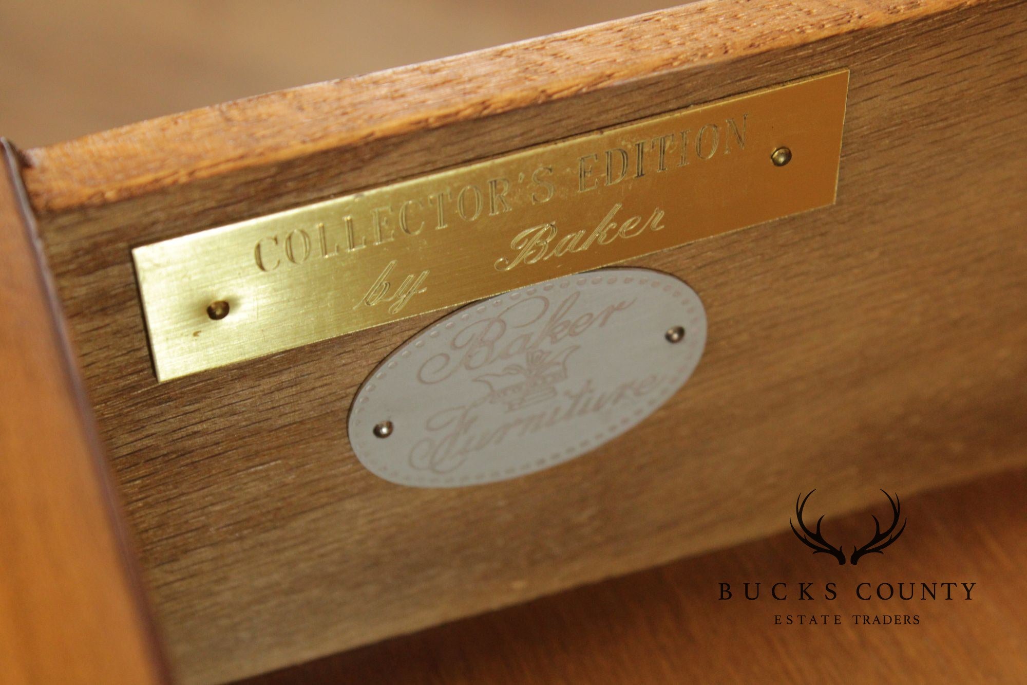 Baker Collectors' Edition Walnut Secretary Desk