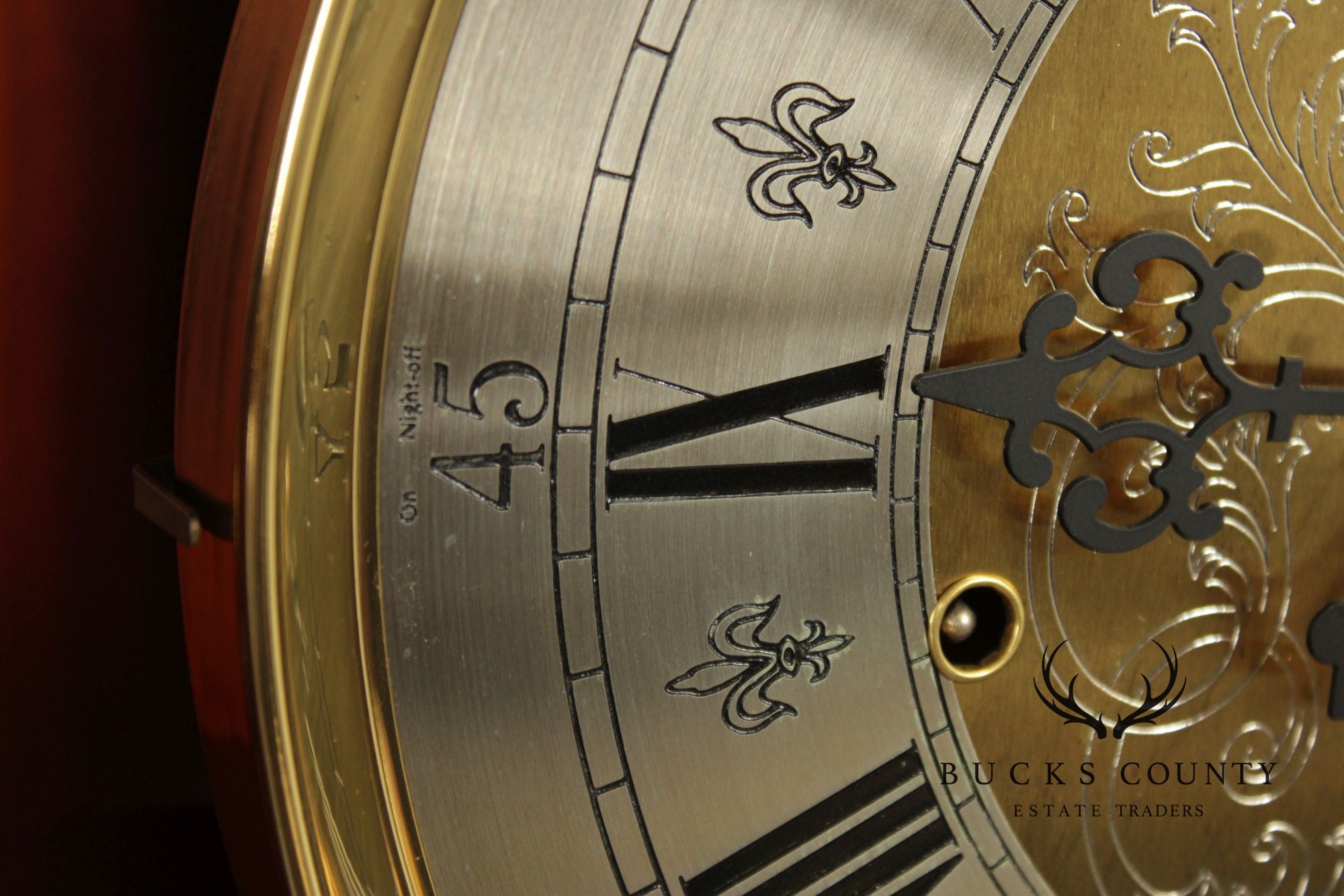 Sligh Mahogany Millennium Limited Edition Grandfather Clock With Corinthian Columns