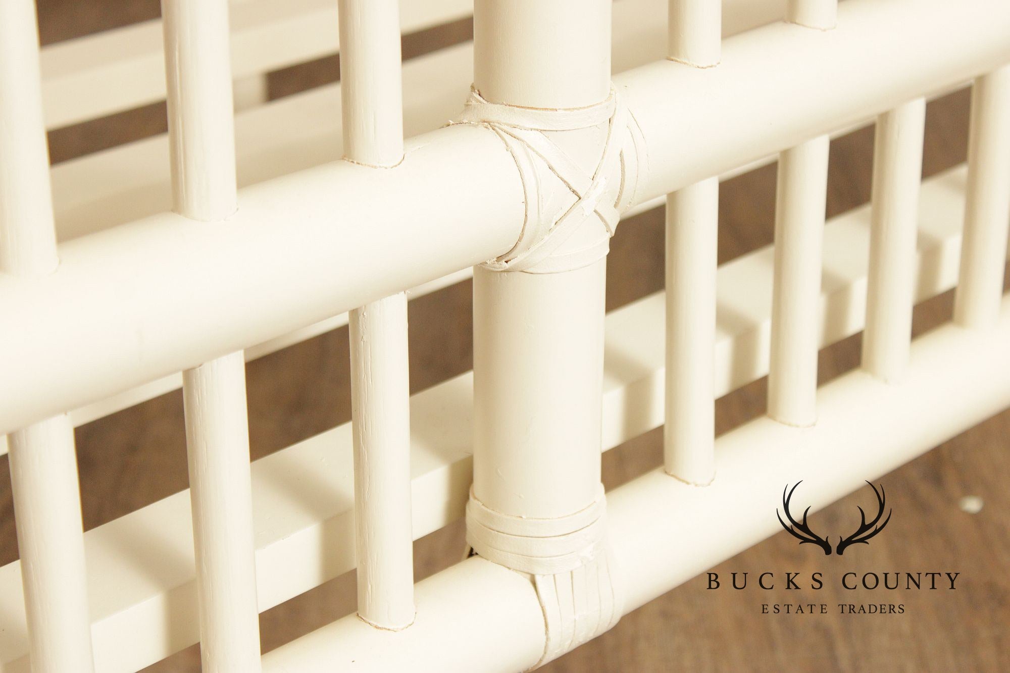 Serena & Lily King Size Cassia Rattan Bed Frame