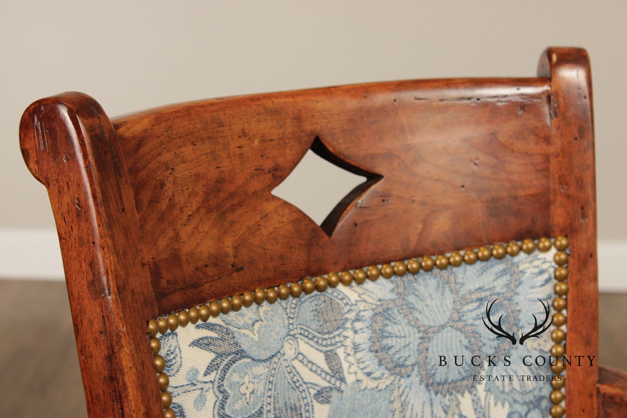 Bausman & Co. Rustic Style Pair of Swivel Barstools