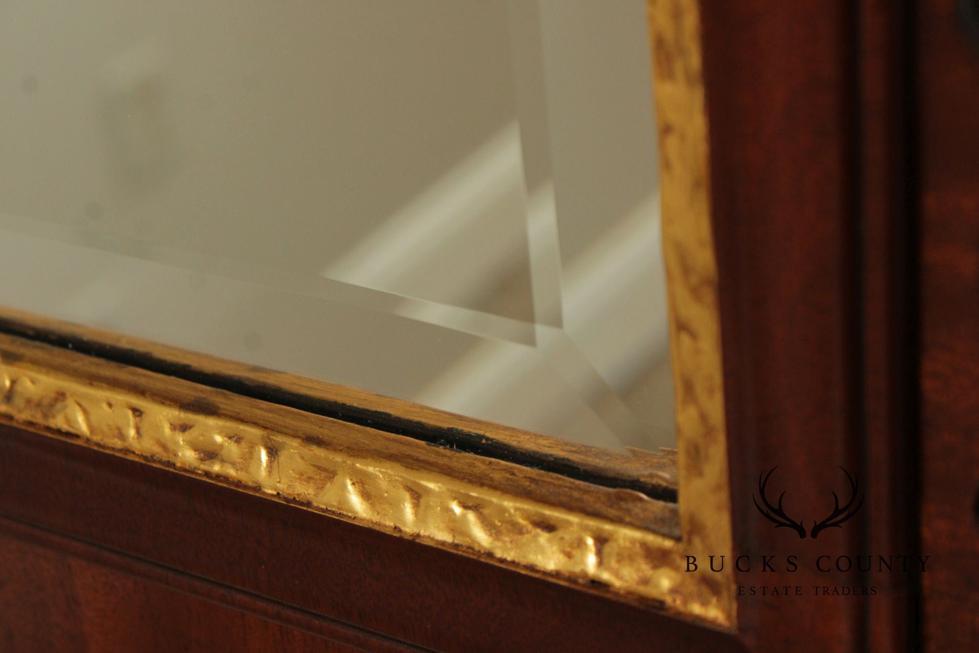 Friedman Brothers Colonial Williamsburg Mahogany Wall Mirror