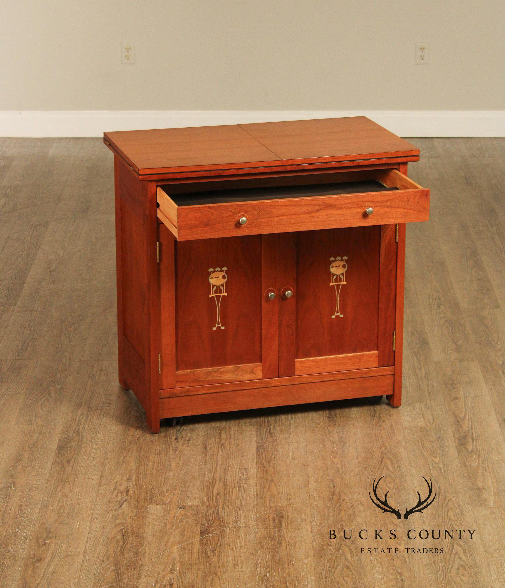 Stickley Harvey Ellis Collection Inlaid Cherry Server