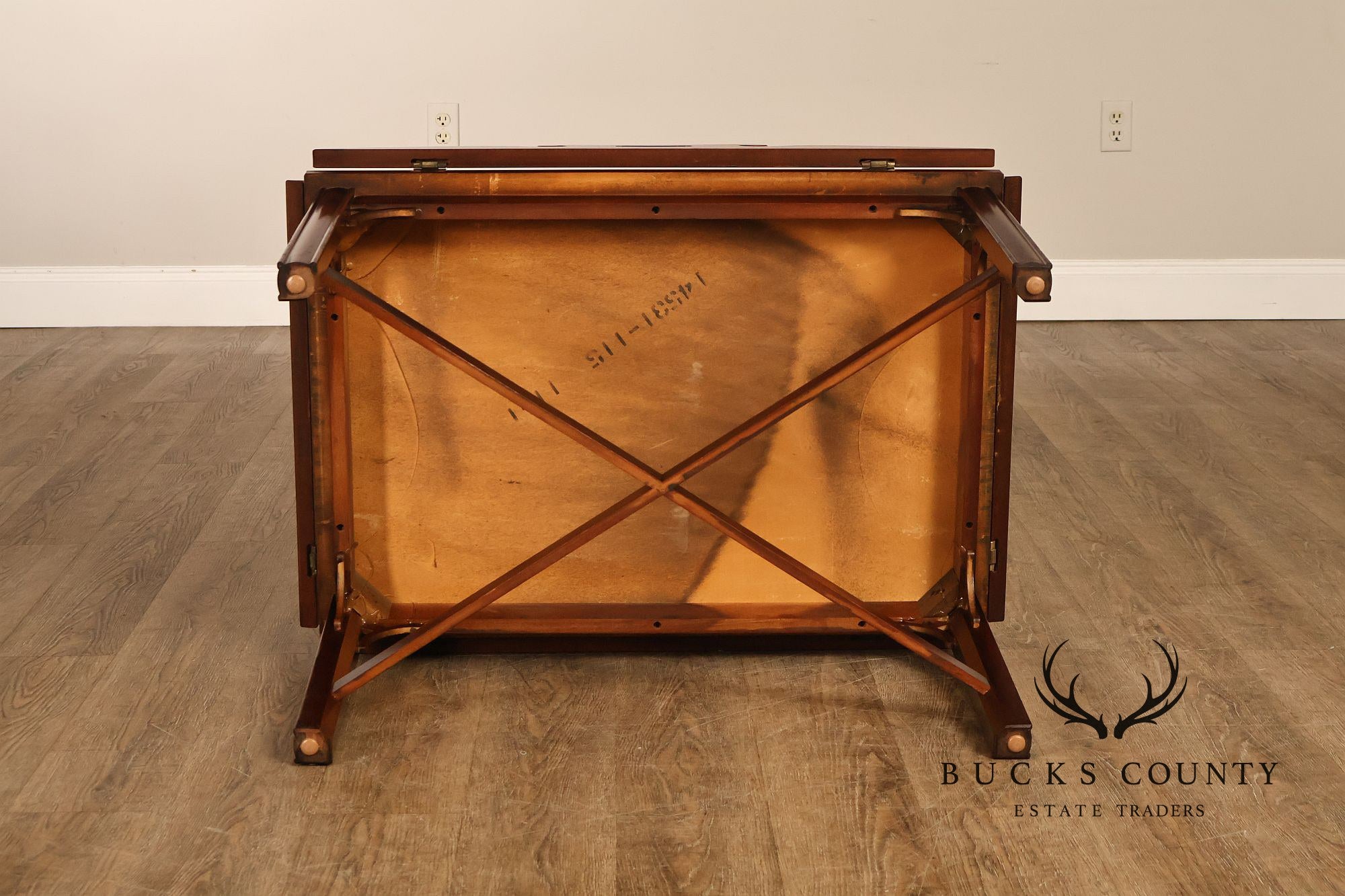 Chippendale Style Mahogany Butler's Tray Table