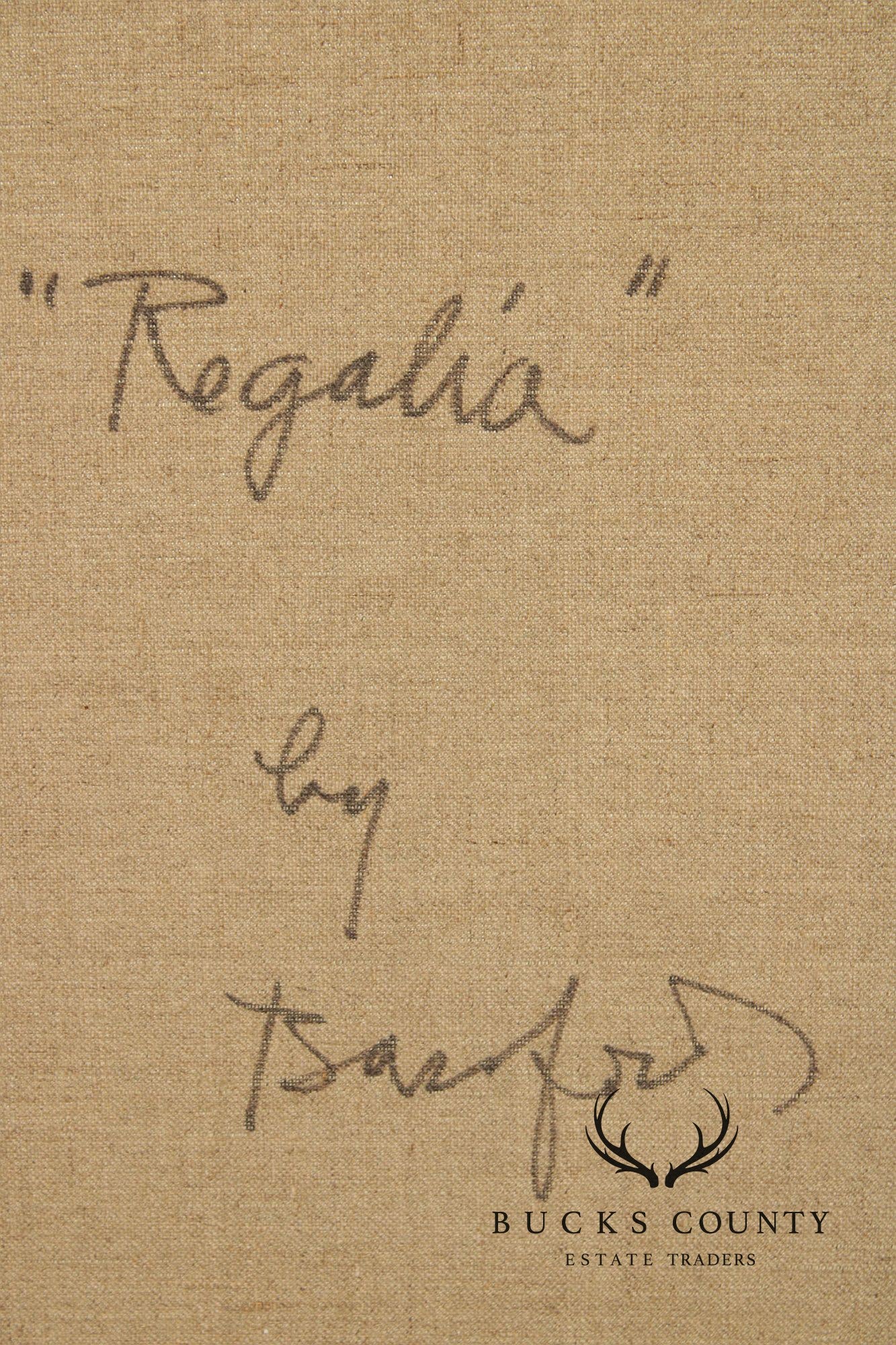 Wallace Bassford Impressionist Style Oil Painting, 'Regalia'