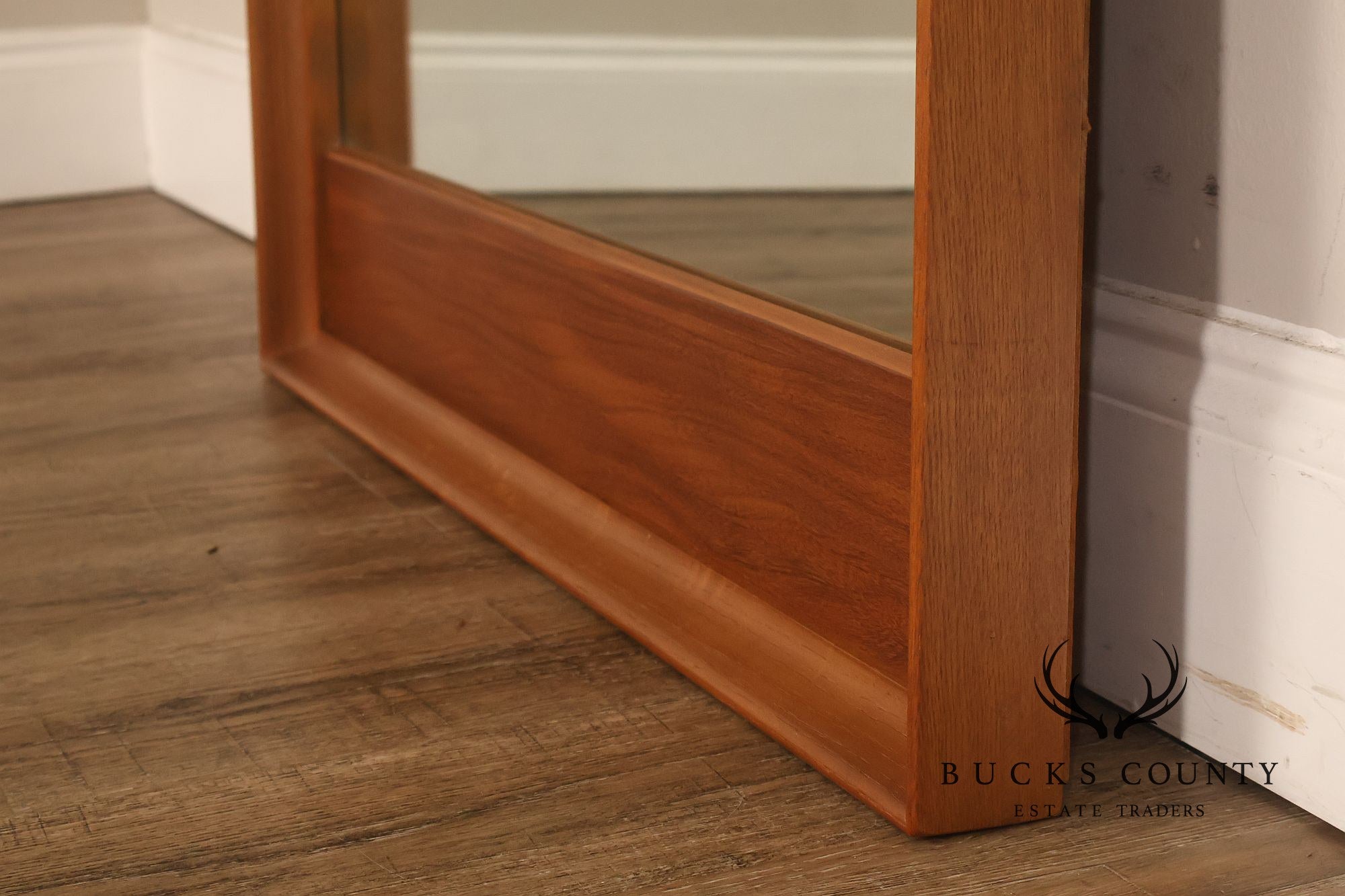 Danish Modern Vintage Teak Wall Mirror