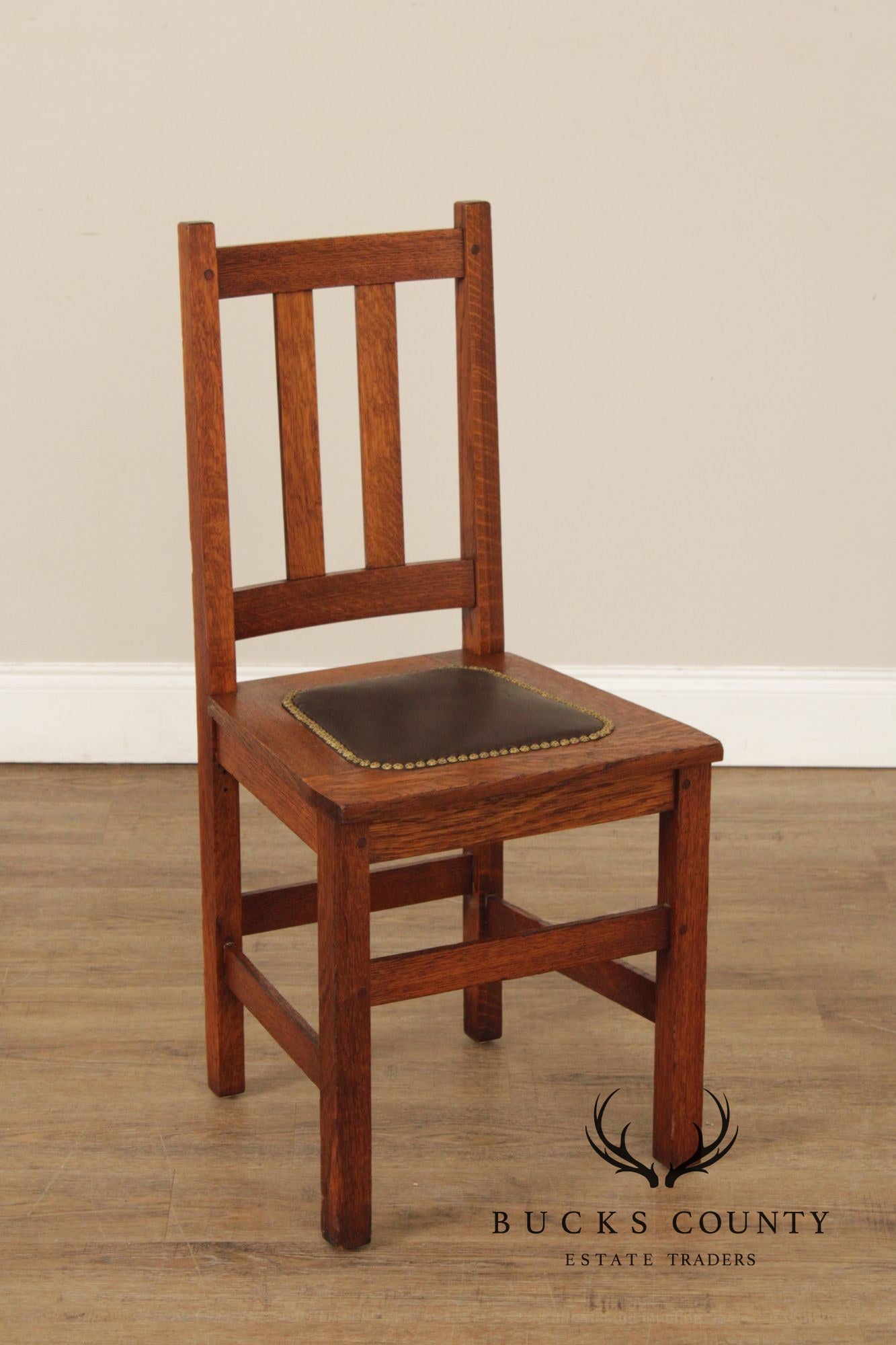 Limbert Mission Oak Desk Chair