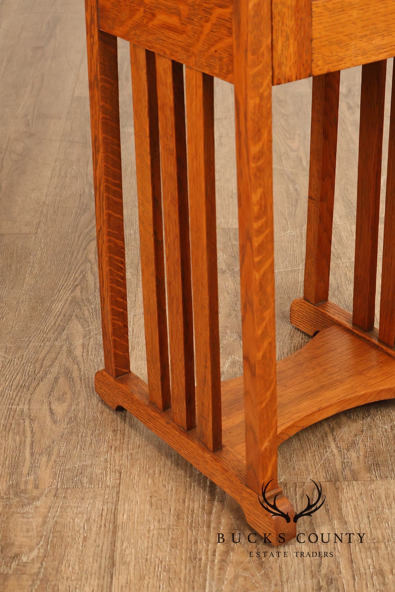 Antique Arts And Crafts Oak Bedside Cabinet / Humidor