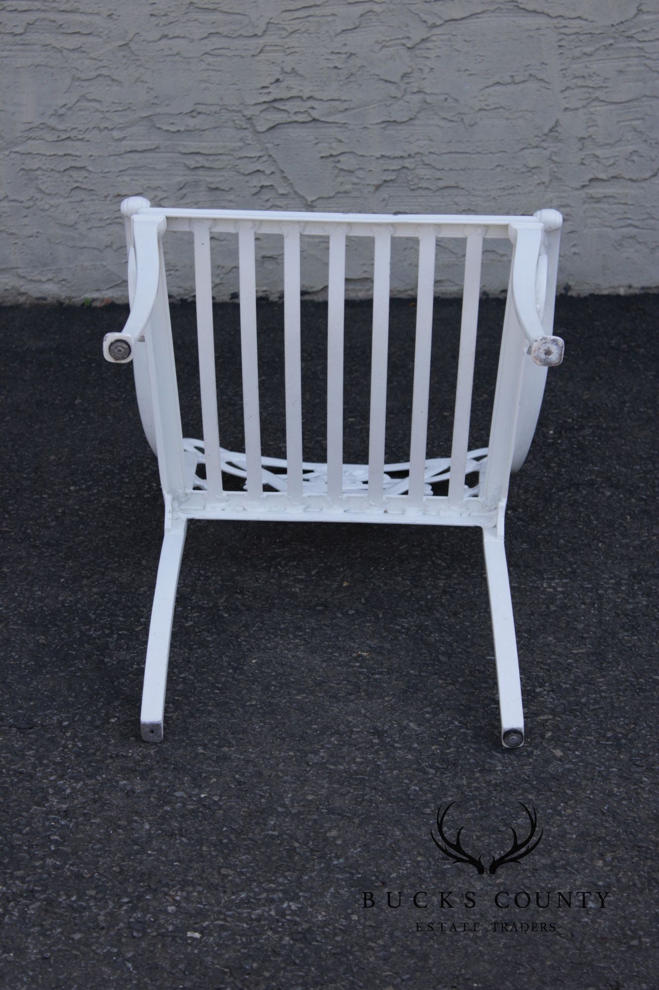 Brown Jordan Set of Eight Cast Aluminum 'Day Lily' Outdoor Dining Chairs