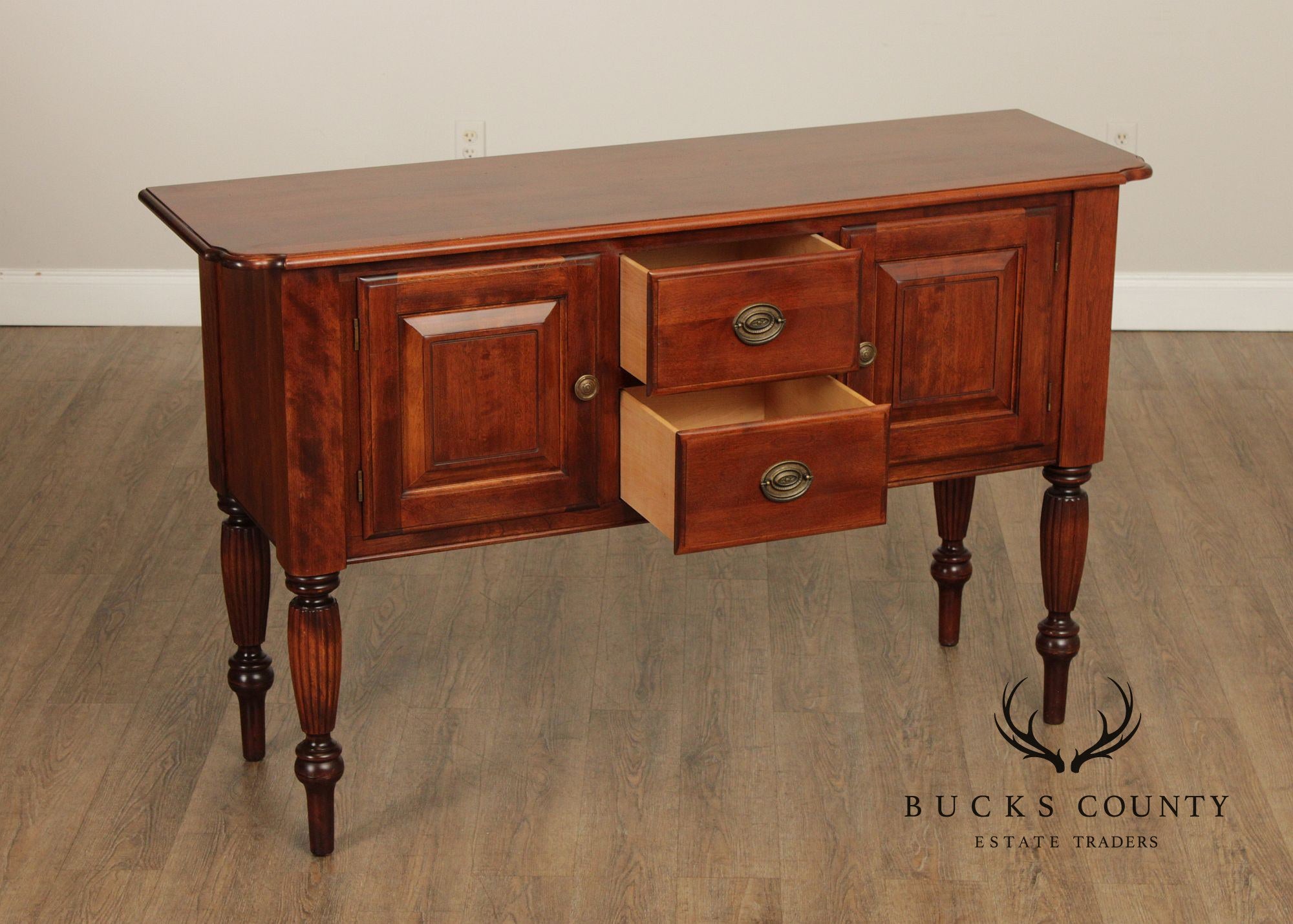 Nichols & Stone Colonial Revival Maple Sideboard