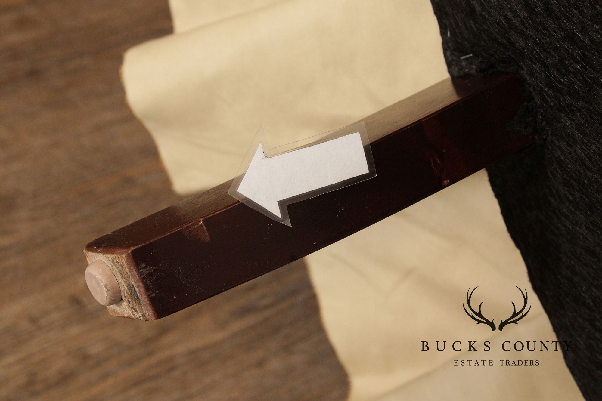 TRS Furniture Inc. Custom Upholstered Curved Back Sofa