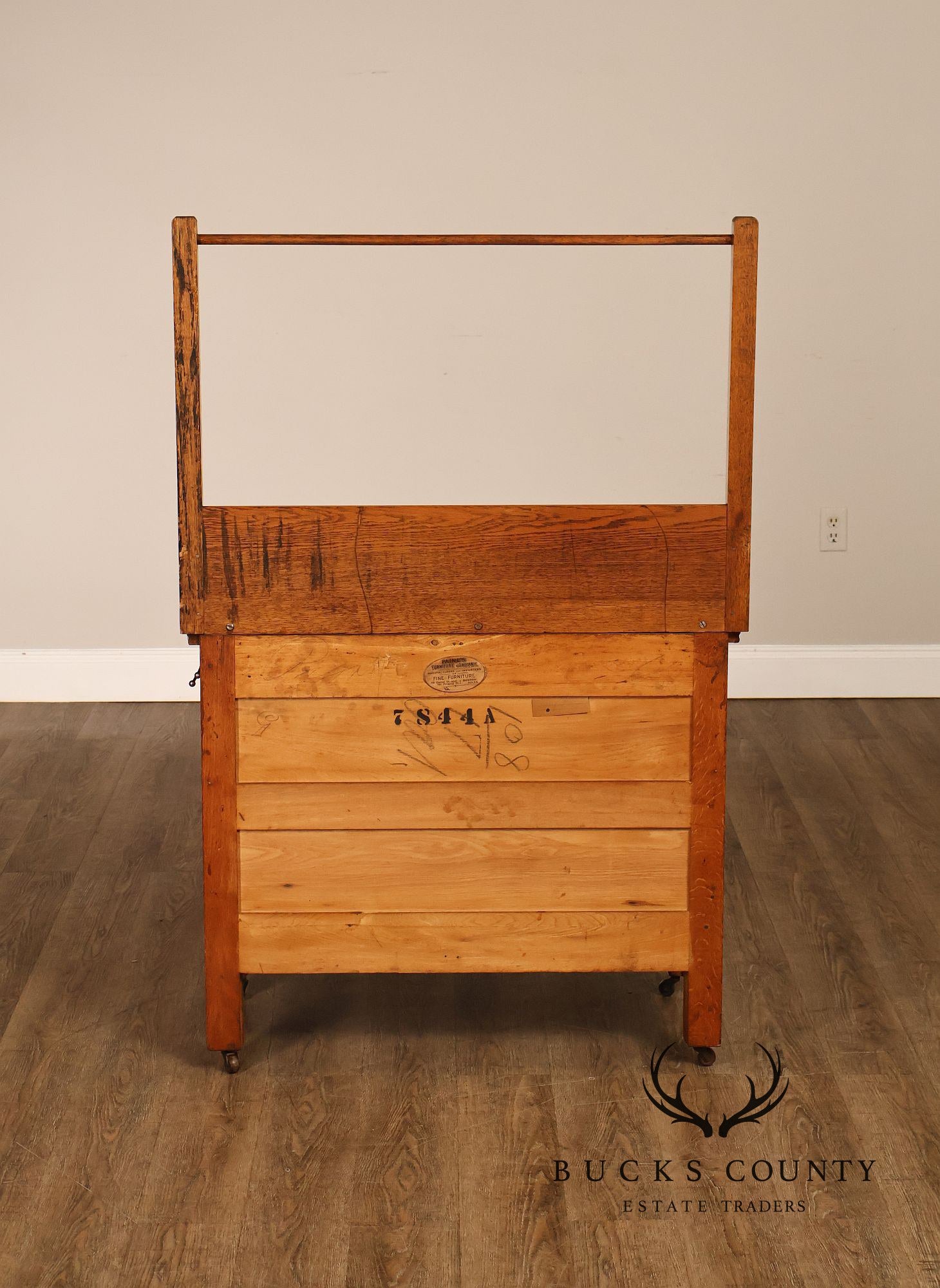 Paine’s Furniture Company Antique Victorian Oak Washstand