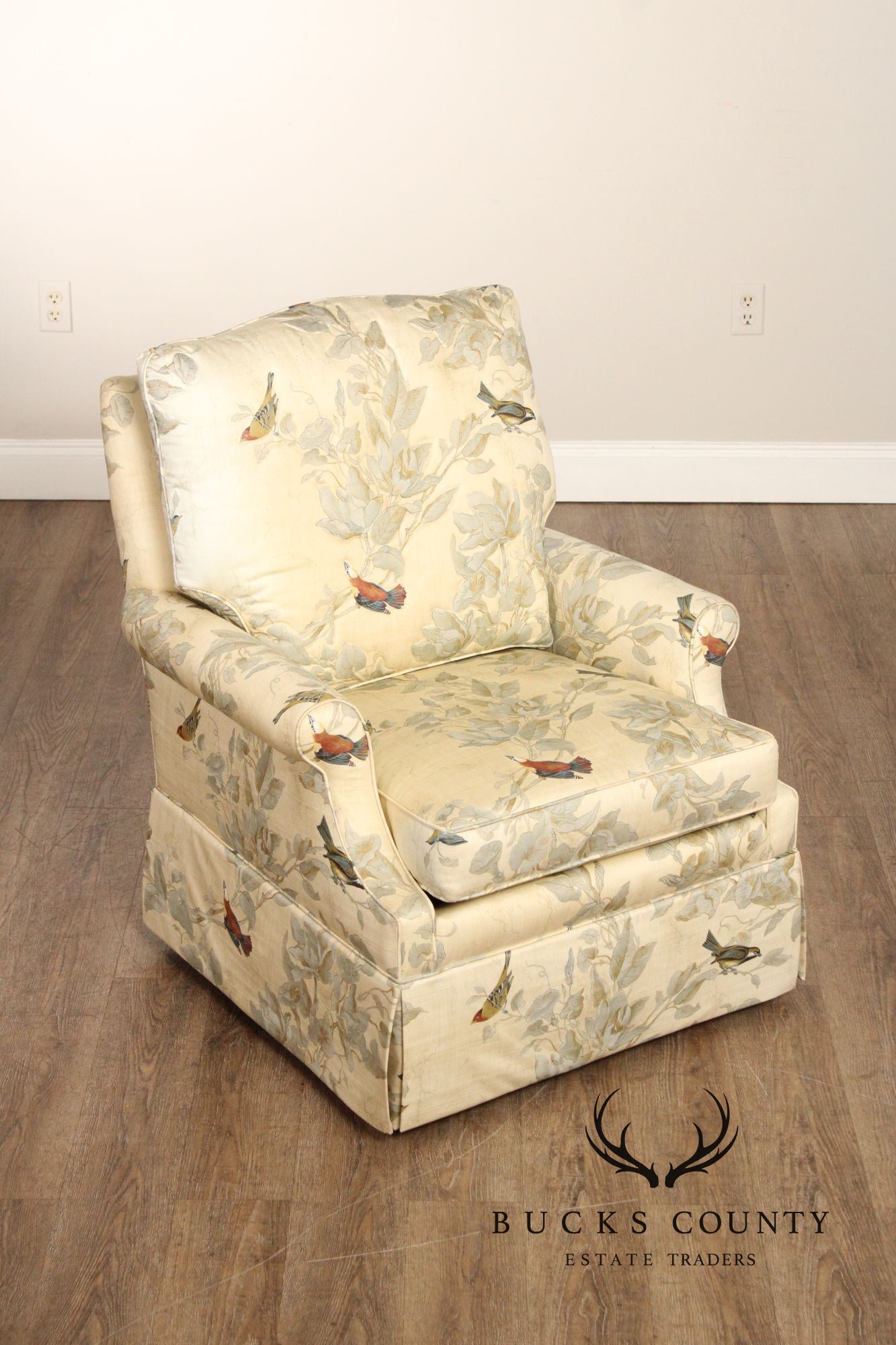 Jessica Charles Custom Upholstered Lounge Rocker