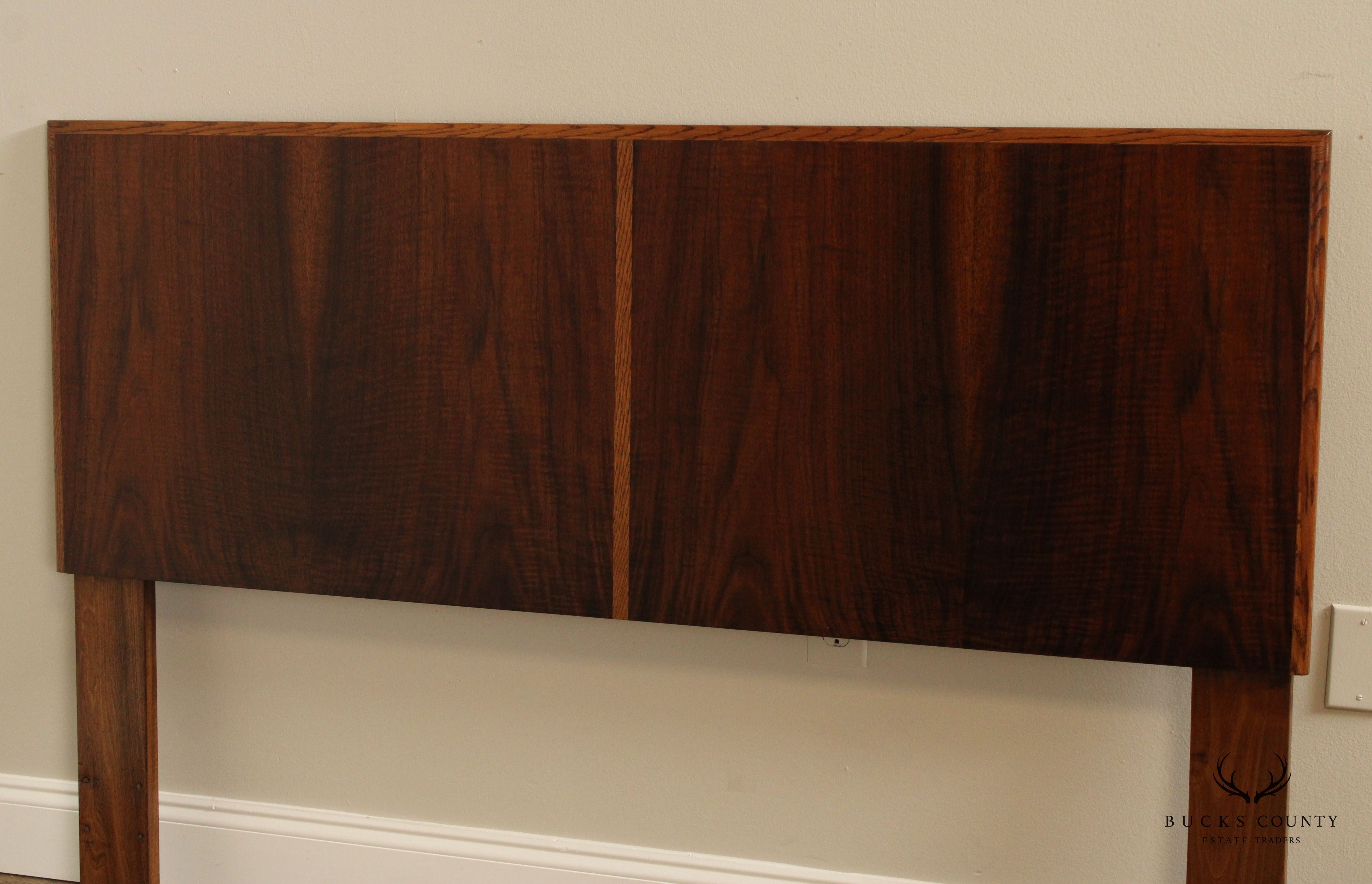 Lane Mid Century Modern Walnut Queen Headboard