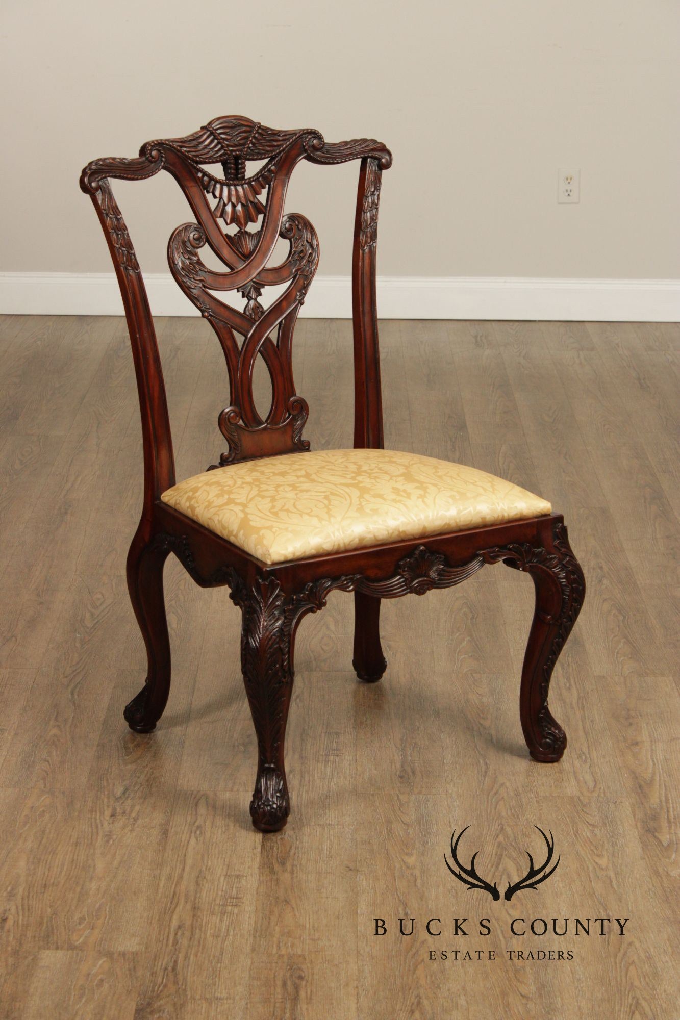 Henredon Natchez Collection Georgian Style Set of Ten Mahogany Dining Chairs