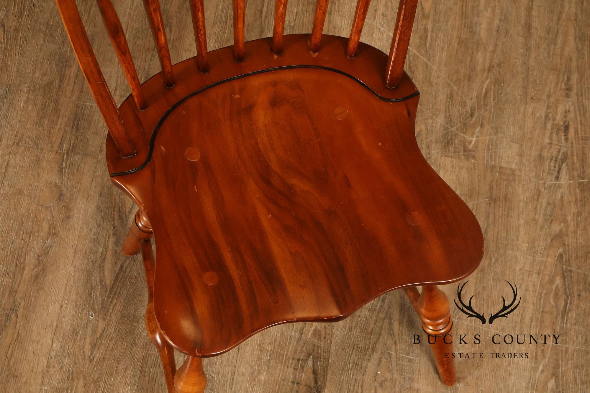 Frederick Duckloe Set of Four Windsor Dining Chairs