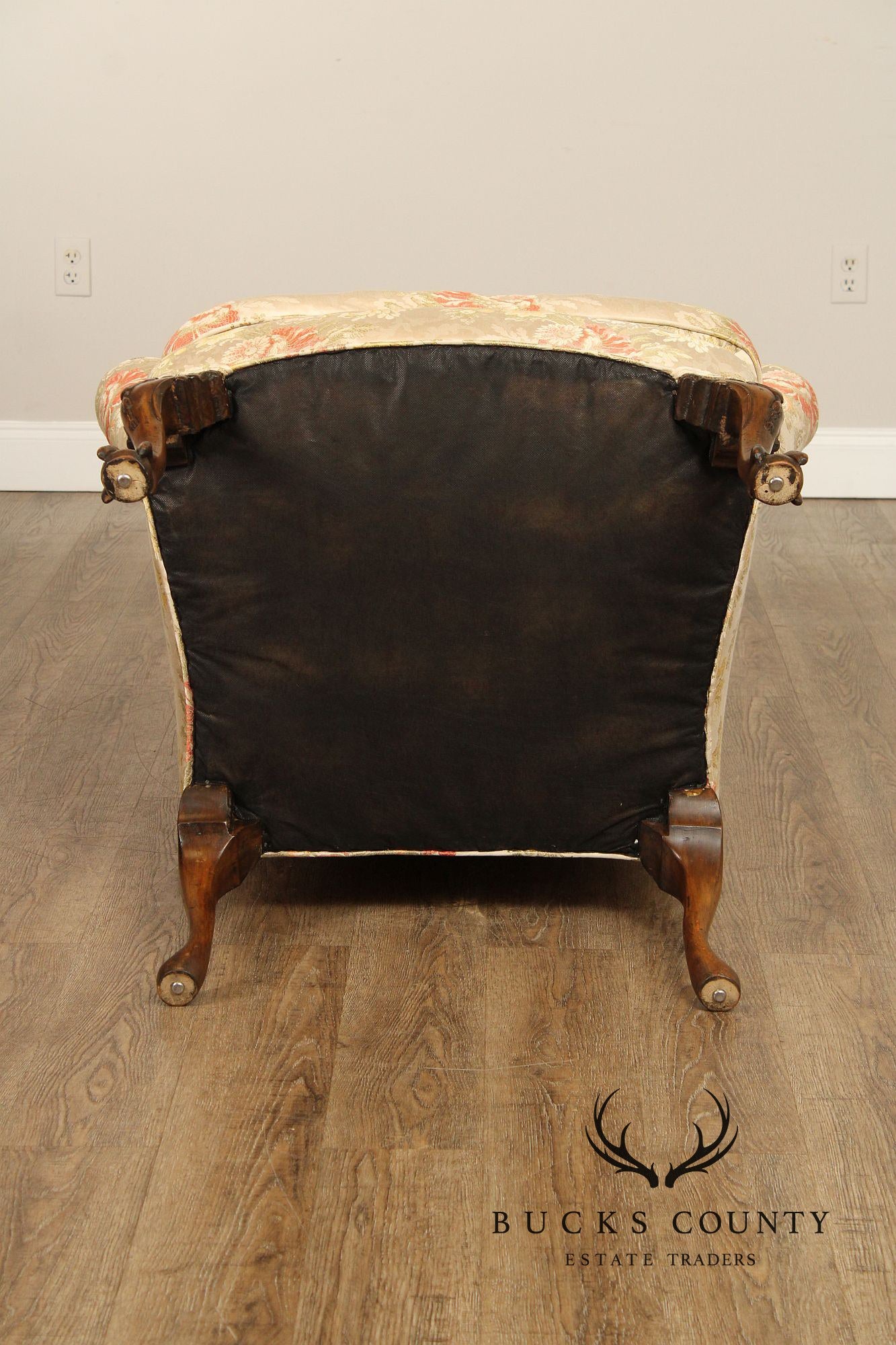 Georgian Style Mahogany Wingback Armchair