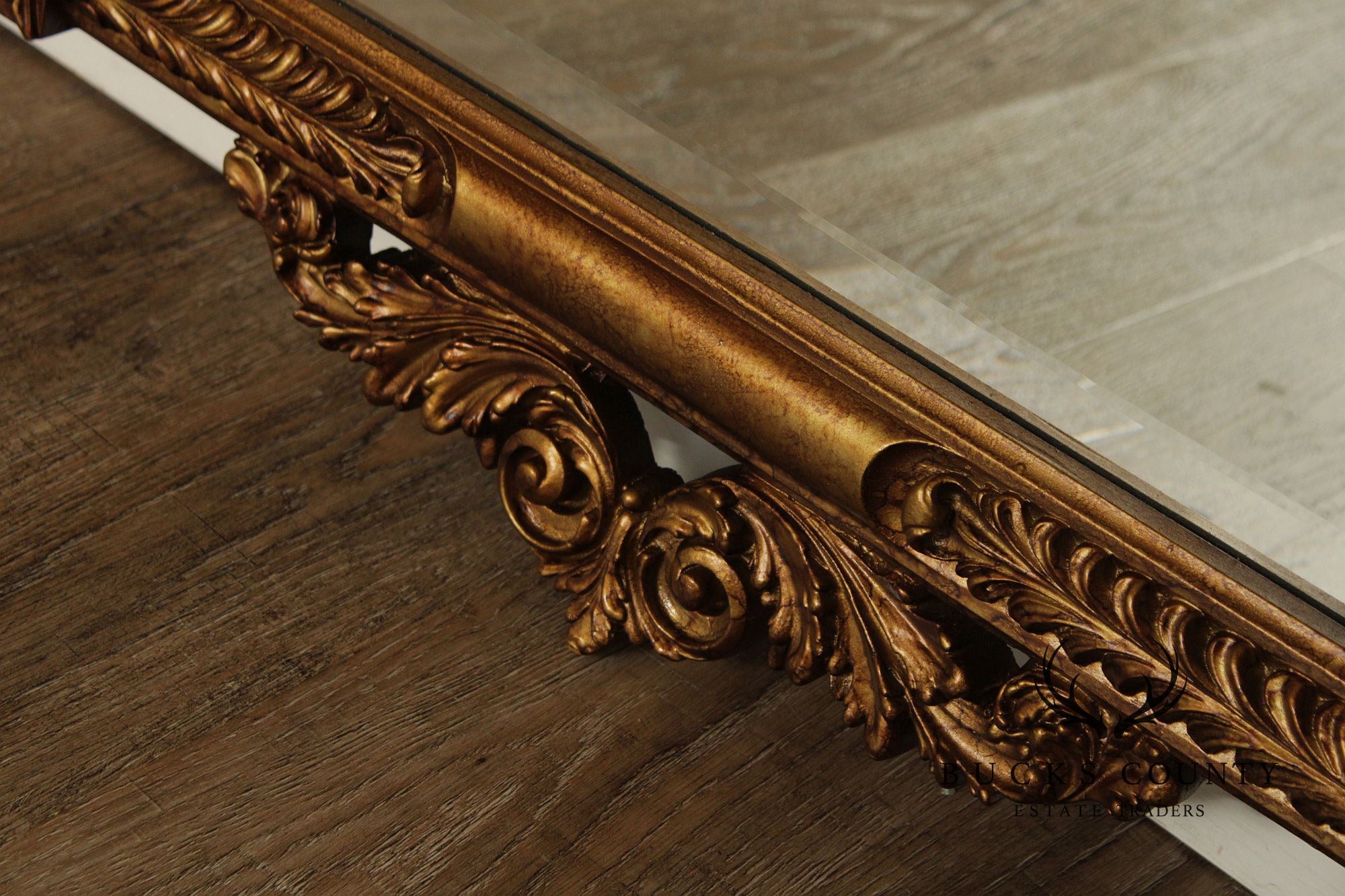 Rococo Style Gilt Carved Wall Mirror