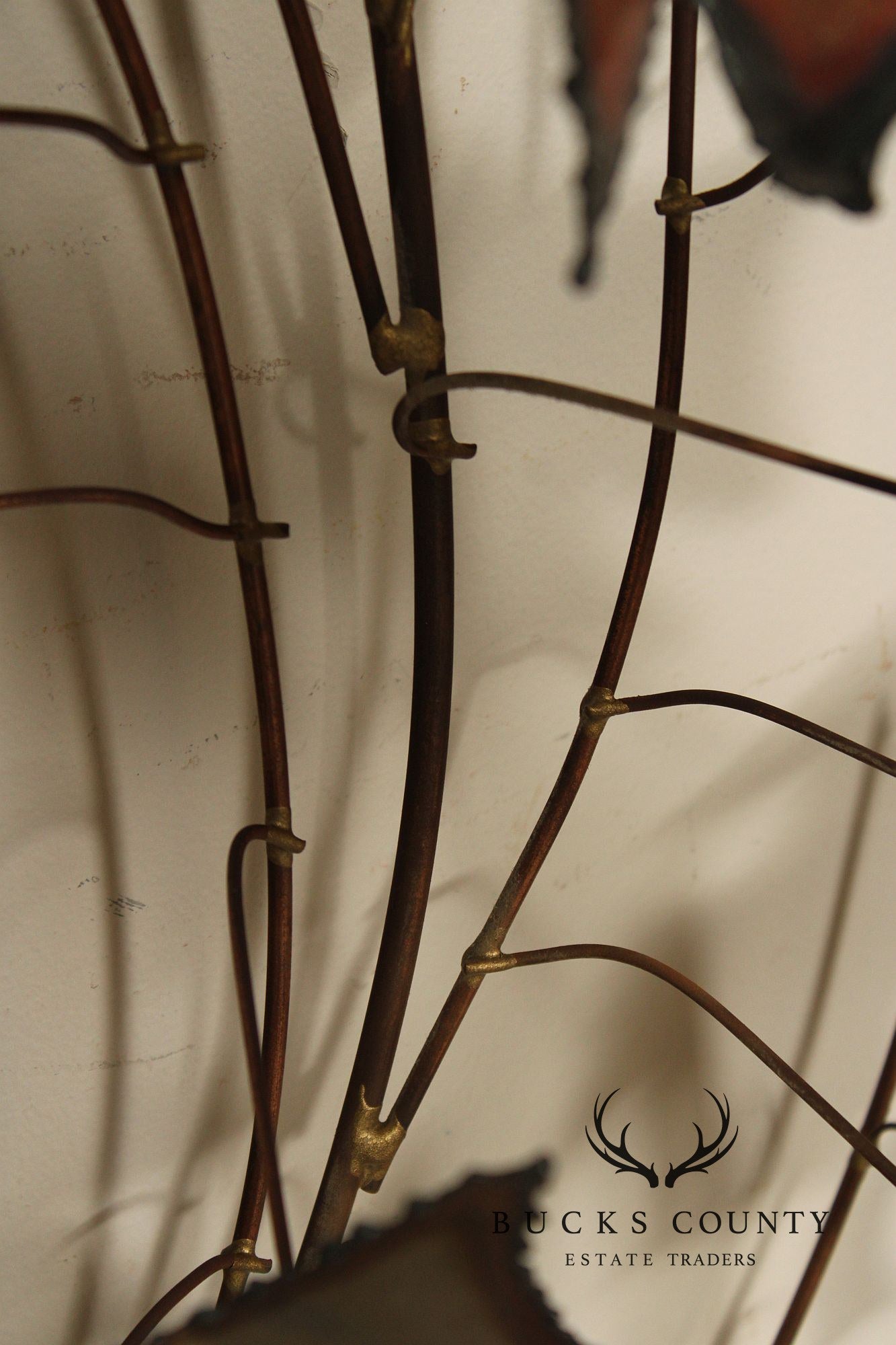 Curtis Jere Brutalist Wall Sculpture, Autumn Leaves