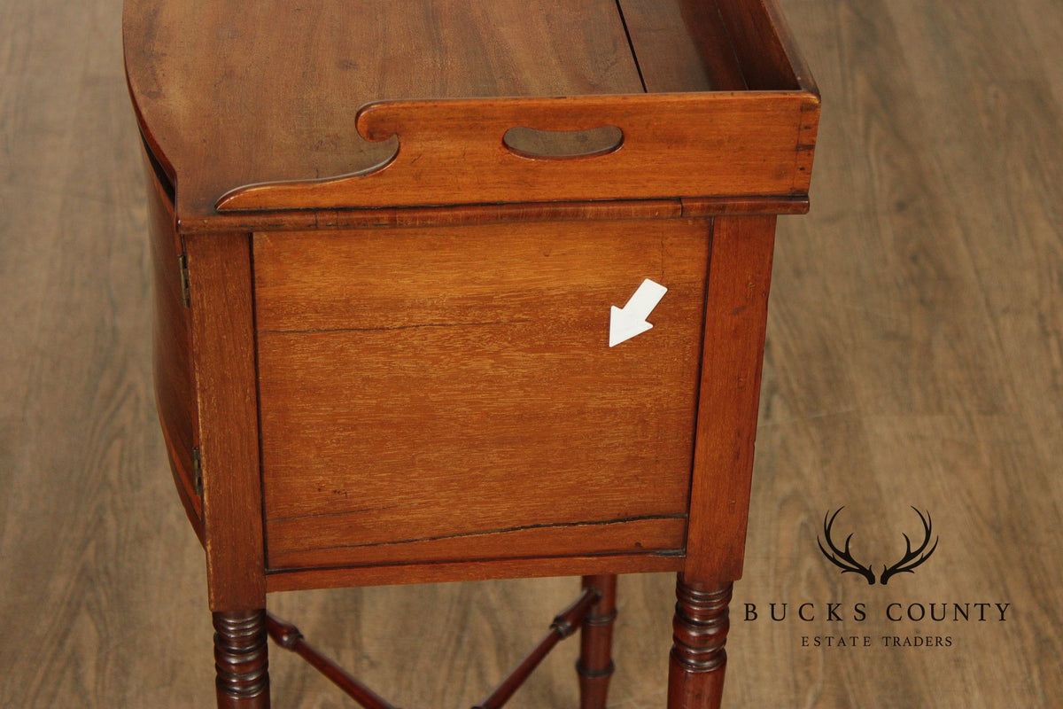 Vintage Georgian Style Mahogany Pot Cupboard